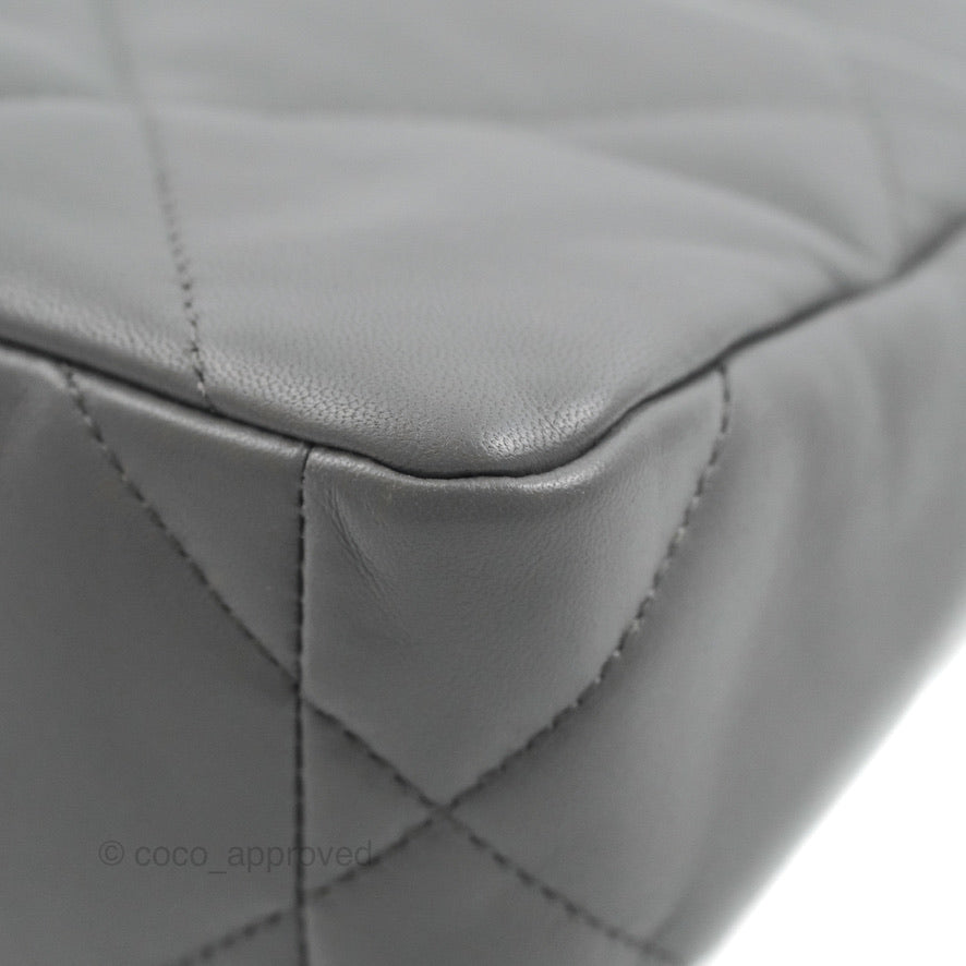 Chanel 19 Small Dark Grey Lambskin Mixed Hardware
