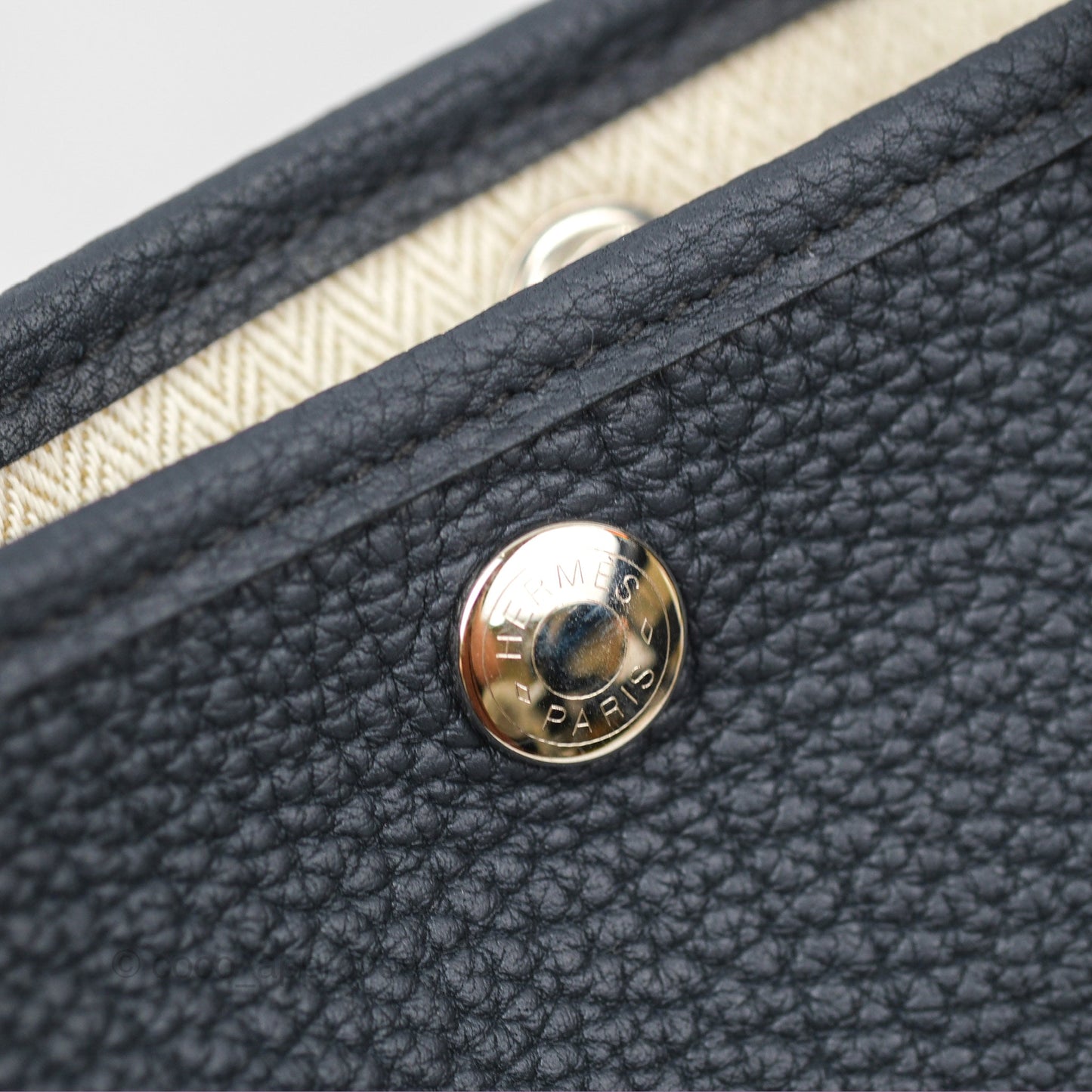 Hermès Garden Party 30 Blue Indigo