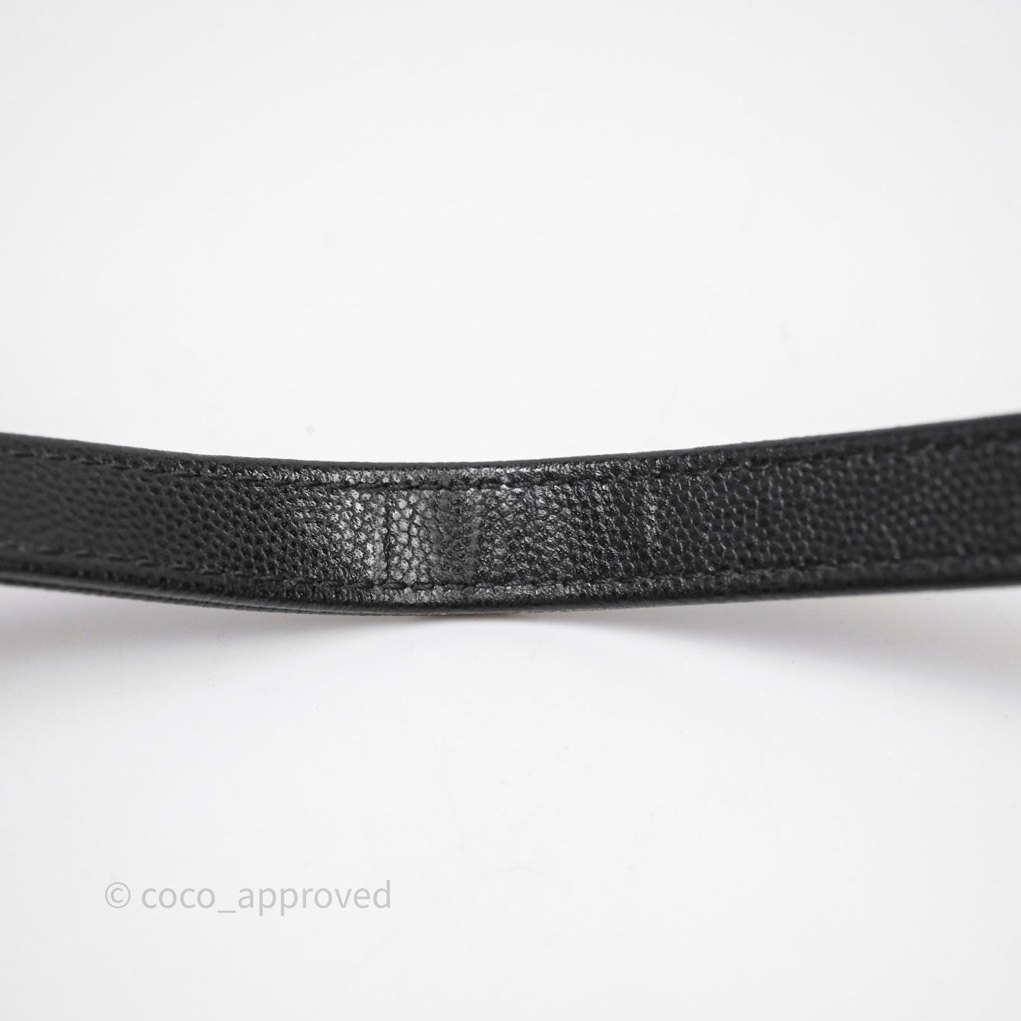 Chanel Small Coco Handle Quilted Black Caviar Aged Gold Hardware Lizard Handle
