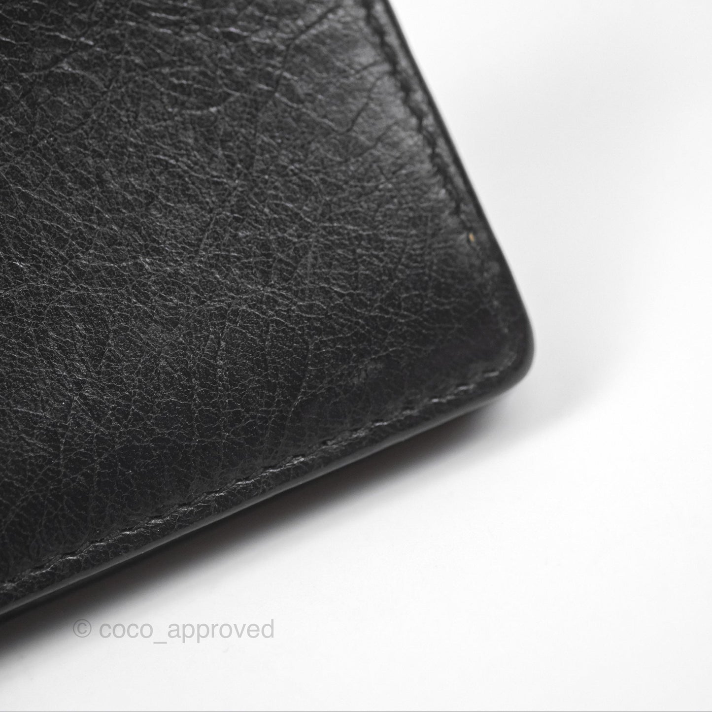 Balenciaga City Moto Bifold Cardholder Black