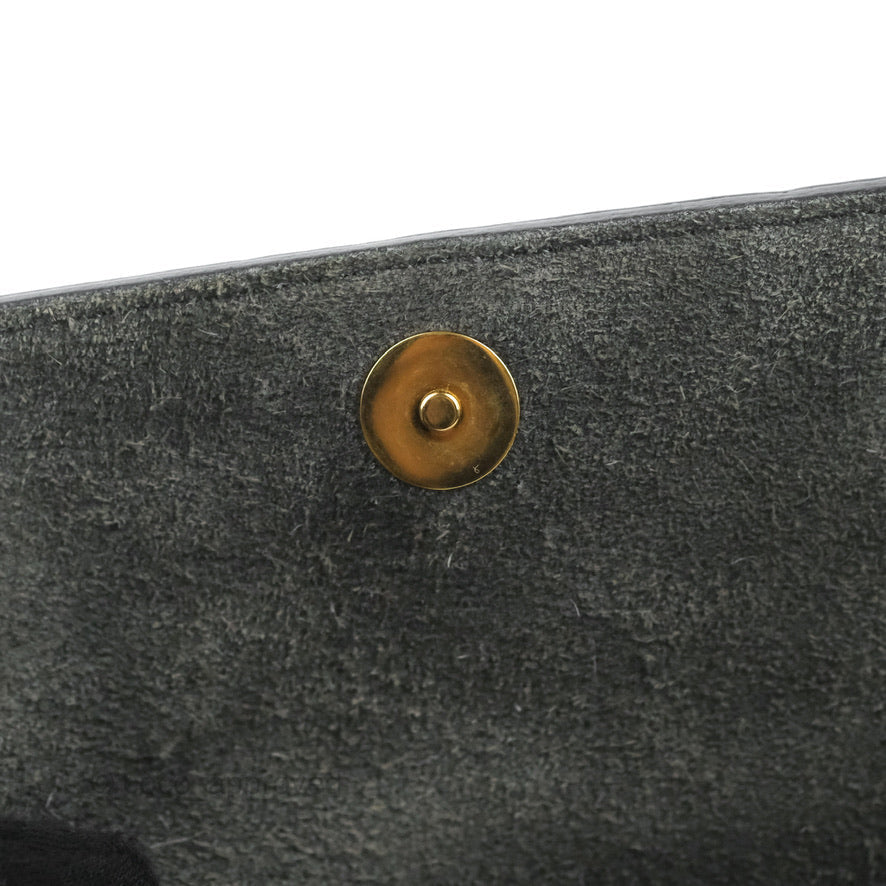 Celine Nano Belt Bag Grey Grained Calfskin Gold Hardware