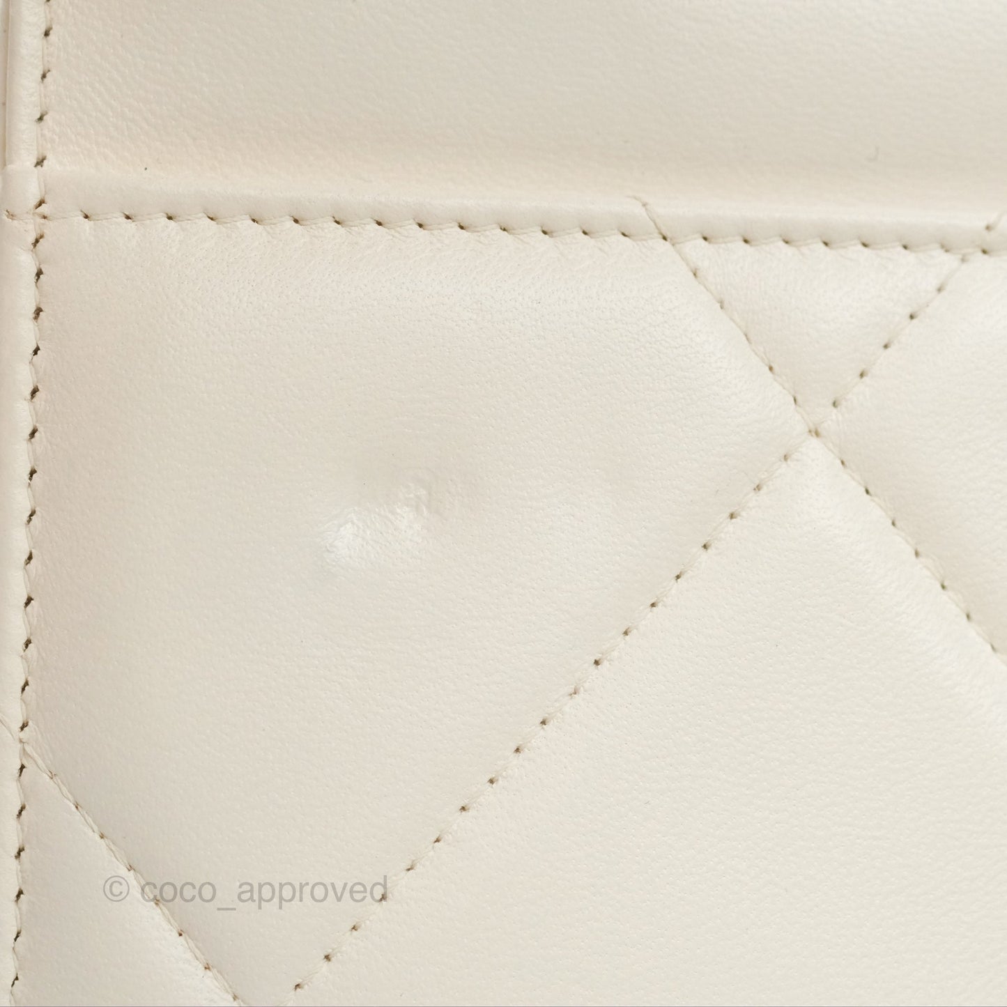 Chanel 19 Wallet on Chain WOC White Mixed Hardware