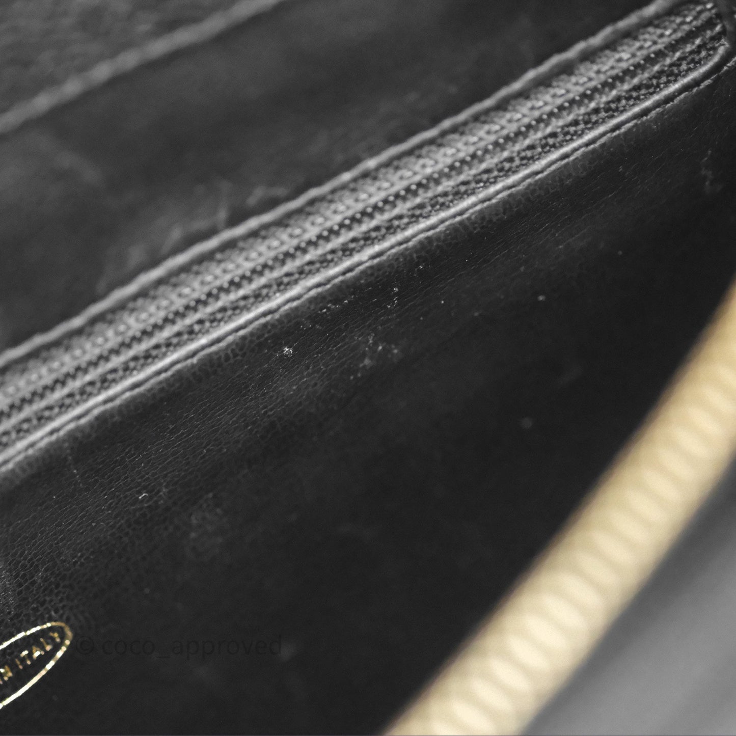 Chanel Vintage Tote Black 24K Gold Hardware