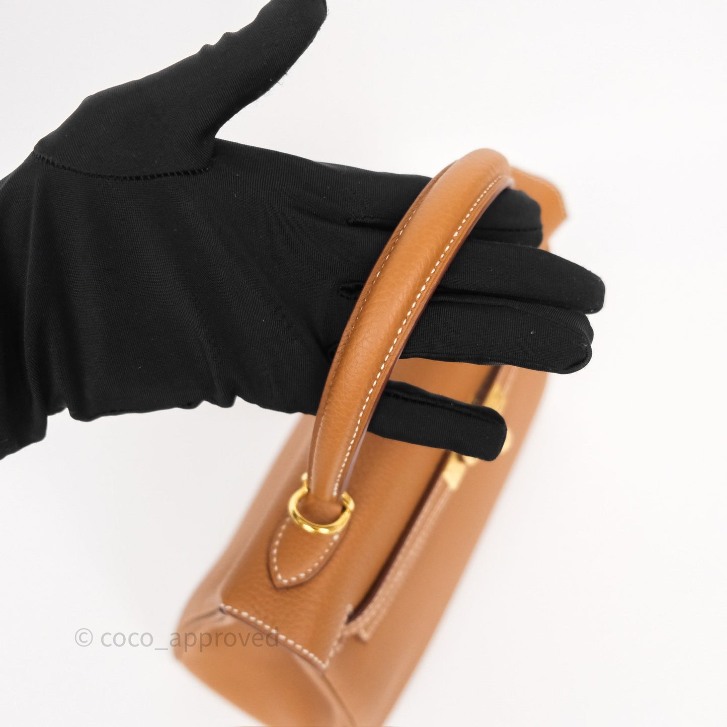 Hermès Kelly Retourne 25 Gold Togo Gold Hardware