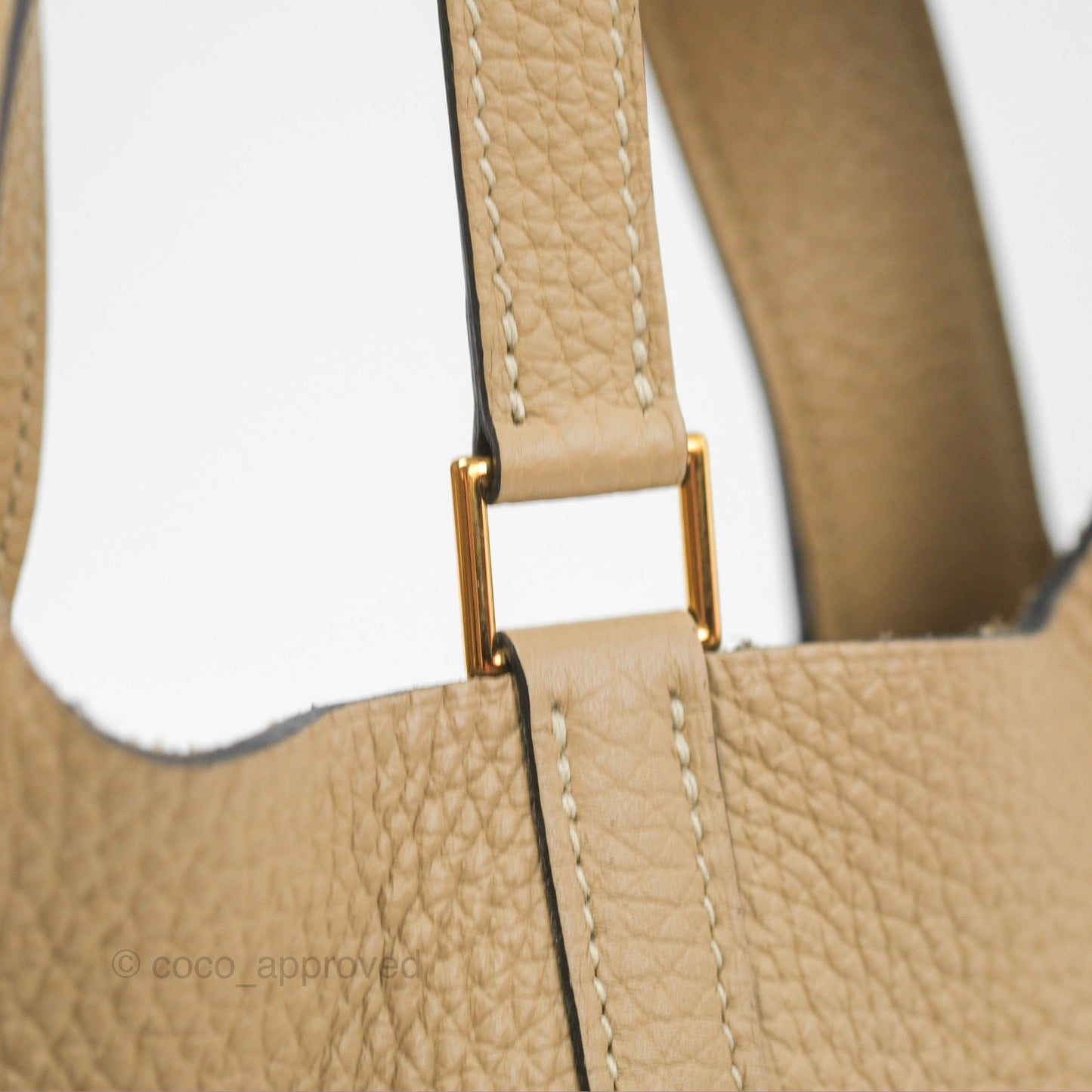 Hermès Picotin 18 Trench Clemence Gold Hardware