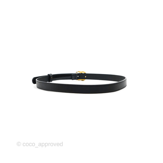 Gucci Calfskin Double GG 20mm Belt 75 30 Black