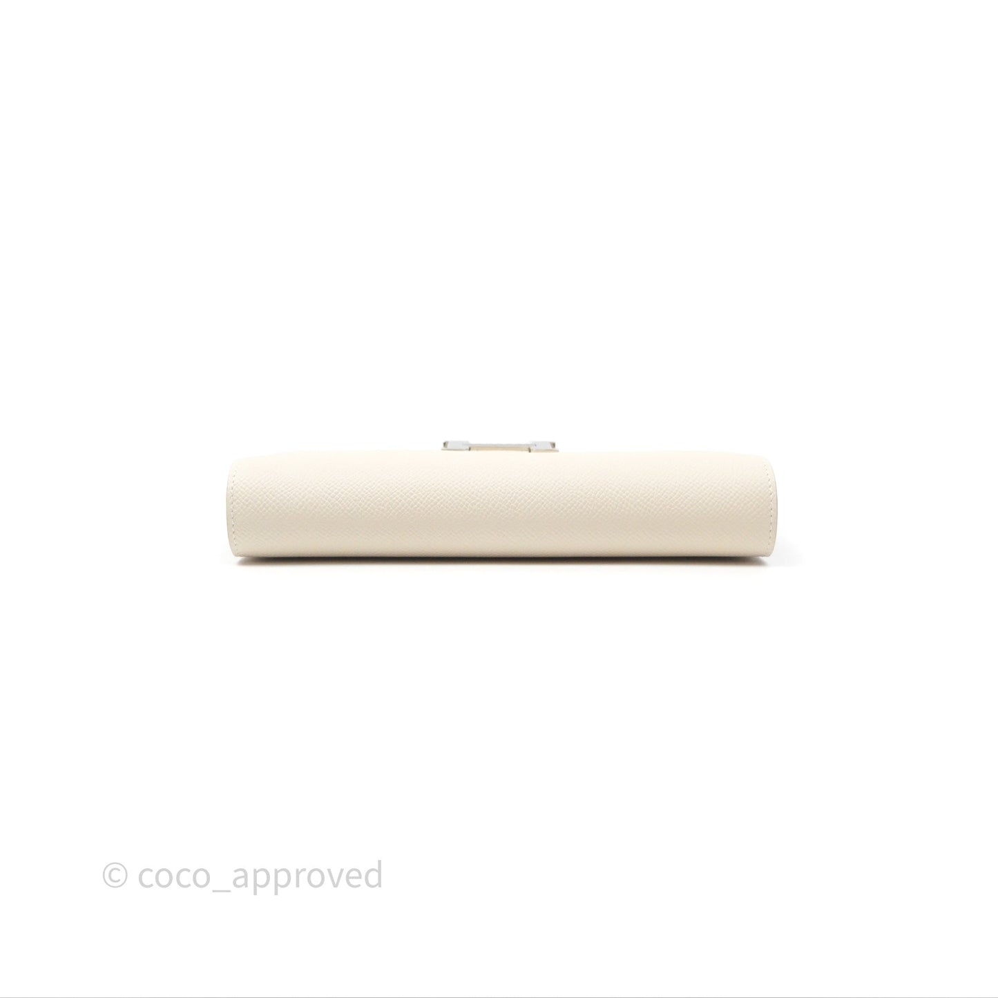 Hermès Constance To Go Wallet Craie 10 Epsom Palladium Hardware