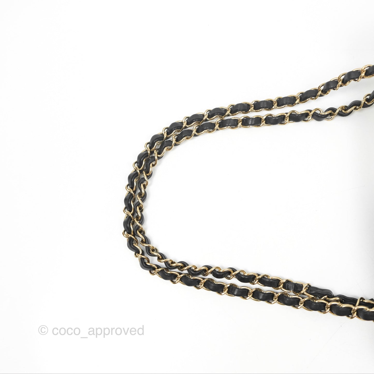 Chanel Medium Flap Black & White Lambskin Gold Hardware