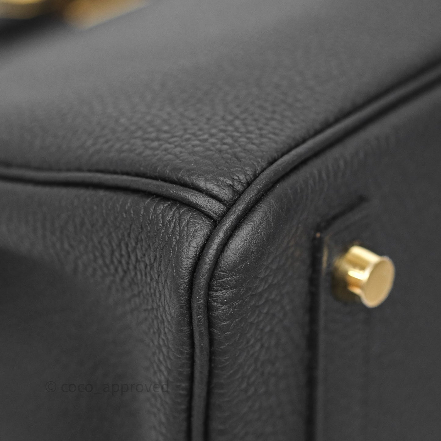 Hermès 3 In 1 Birkin 30 Retourne Black Noir 89 Togo Gold Hardware