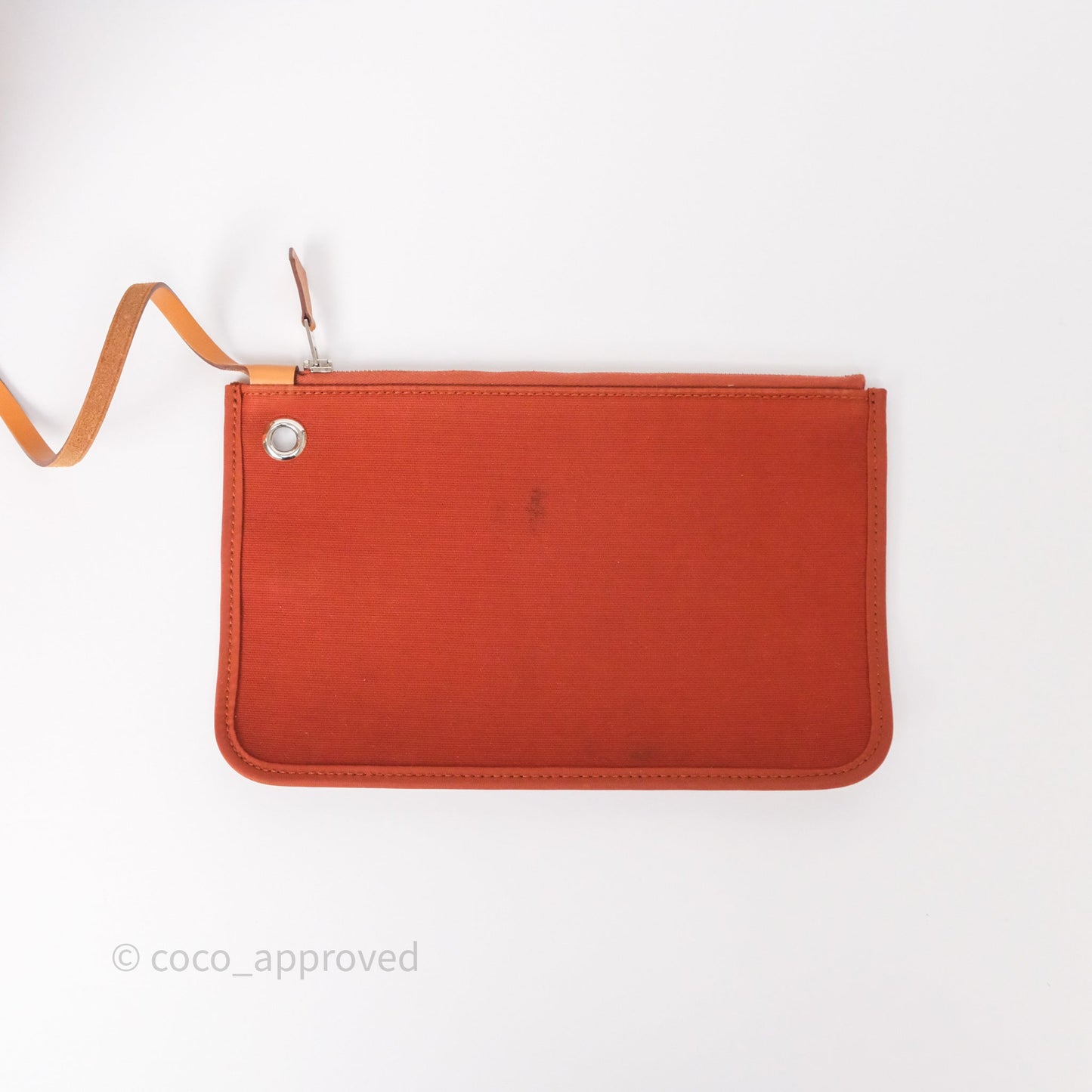 Hermès Herbag Zip 31 Cuivre Canvas Palladium Hardware