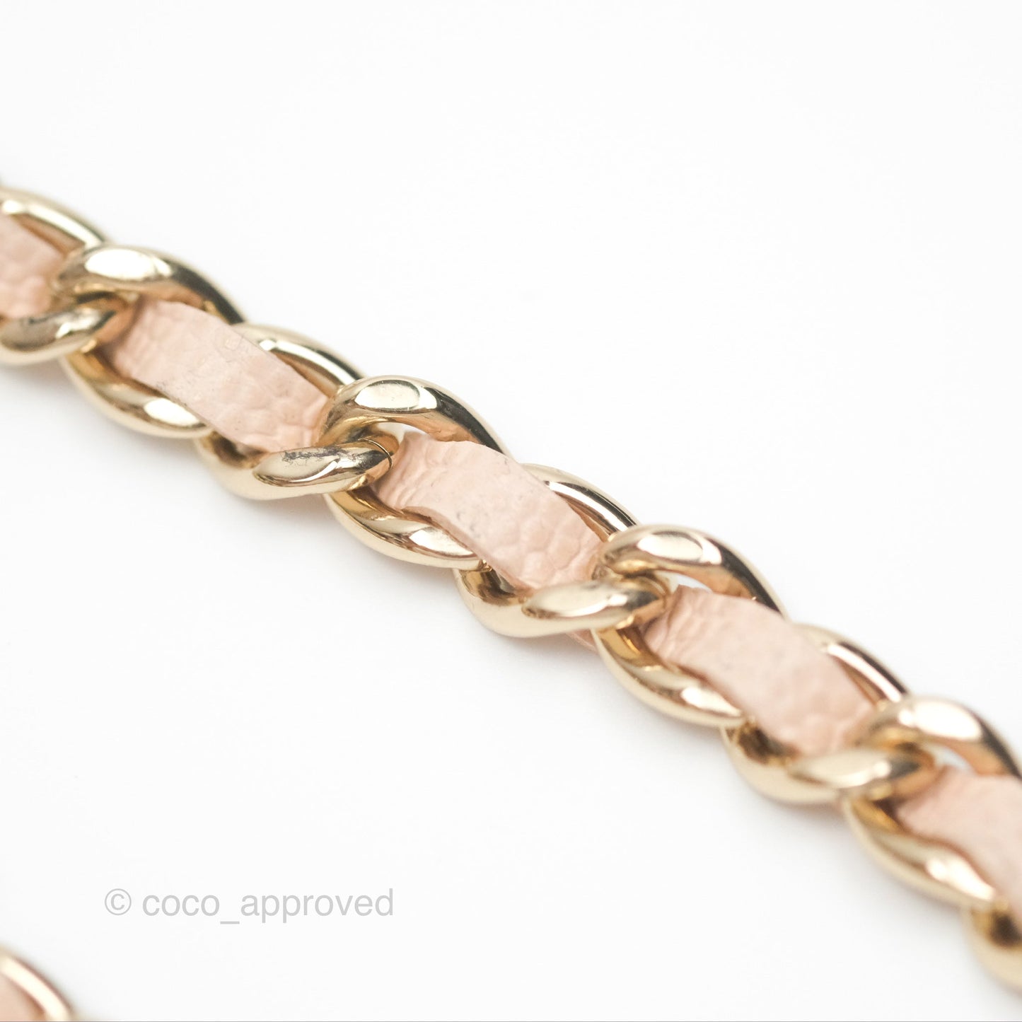 Chanel Mini Clutch With Chain Light Pink Caviar Gold Hardware