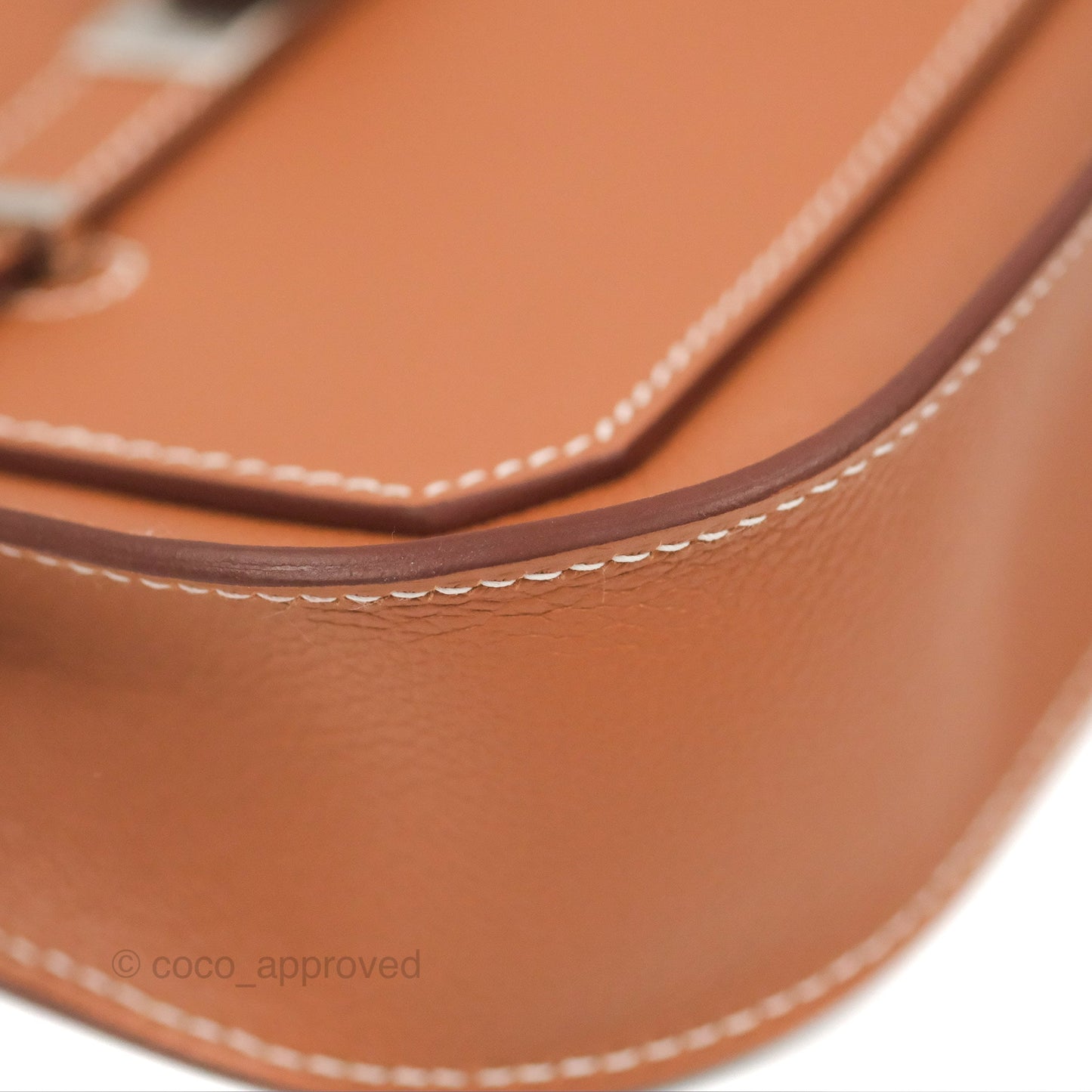 Hermès Mini Jypsiere Gold Evercolor Palladium Hardware