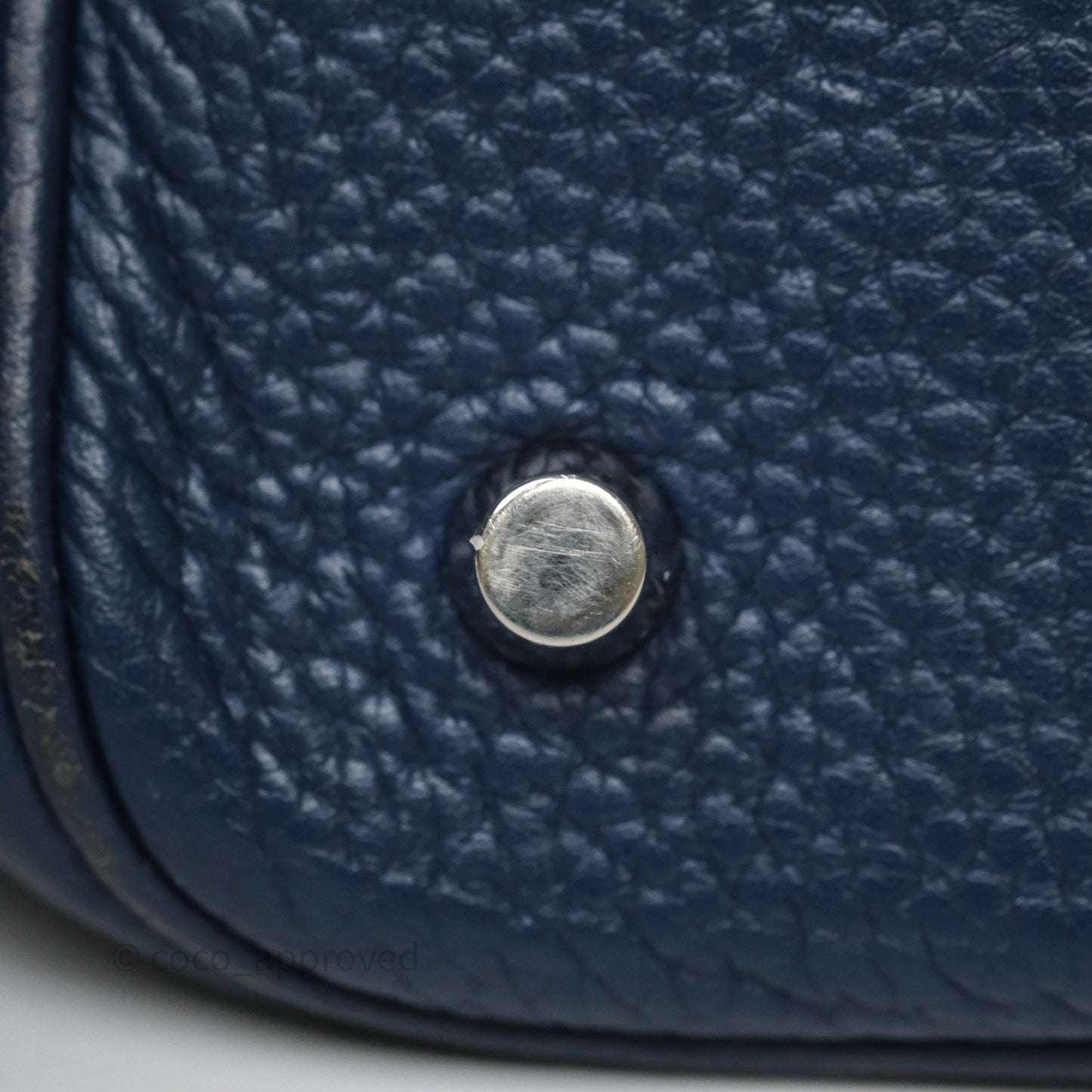 Hermès Picotin 22 Bleu Nuit 2Z Clemence Palladium Hardware
