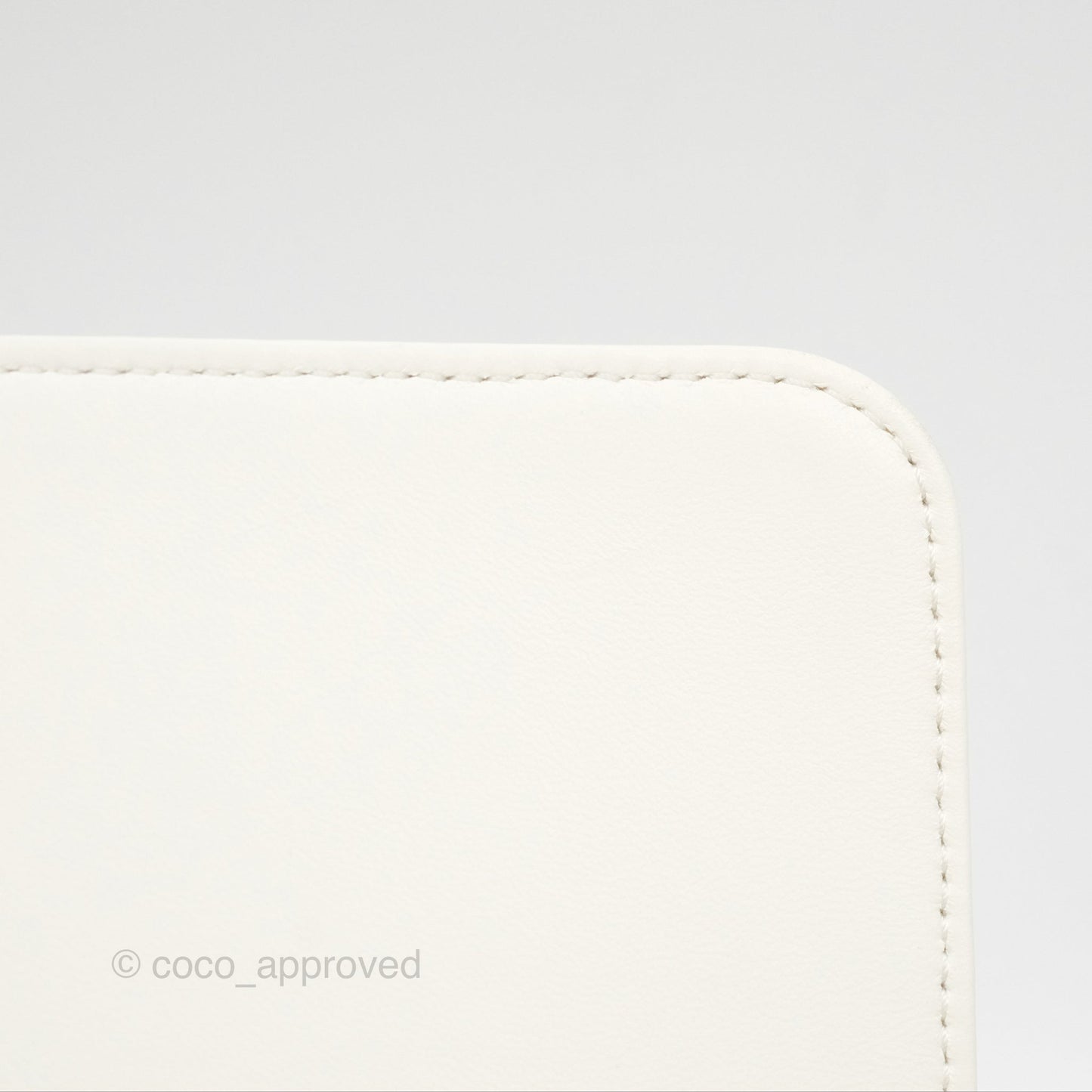 Chanel Mini Flap Bag with Enamel Charm Chain White Lambskin Gold Hardware