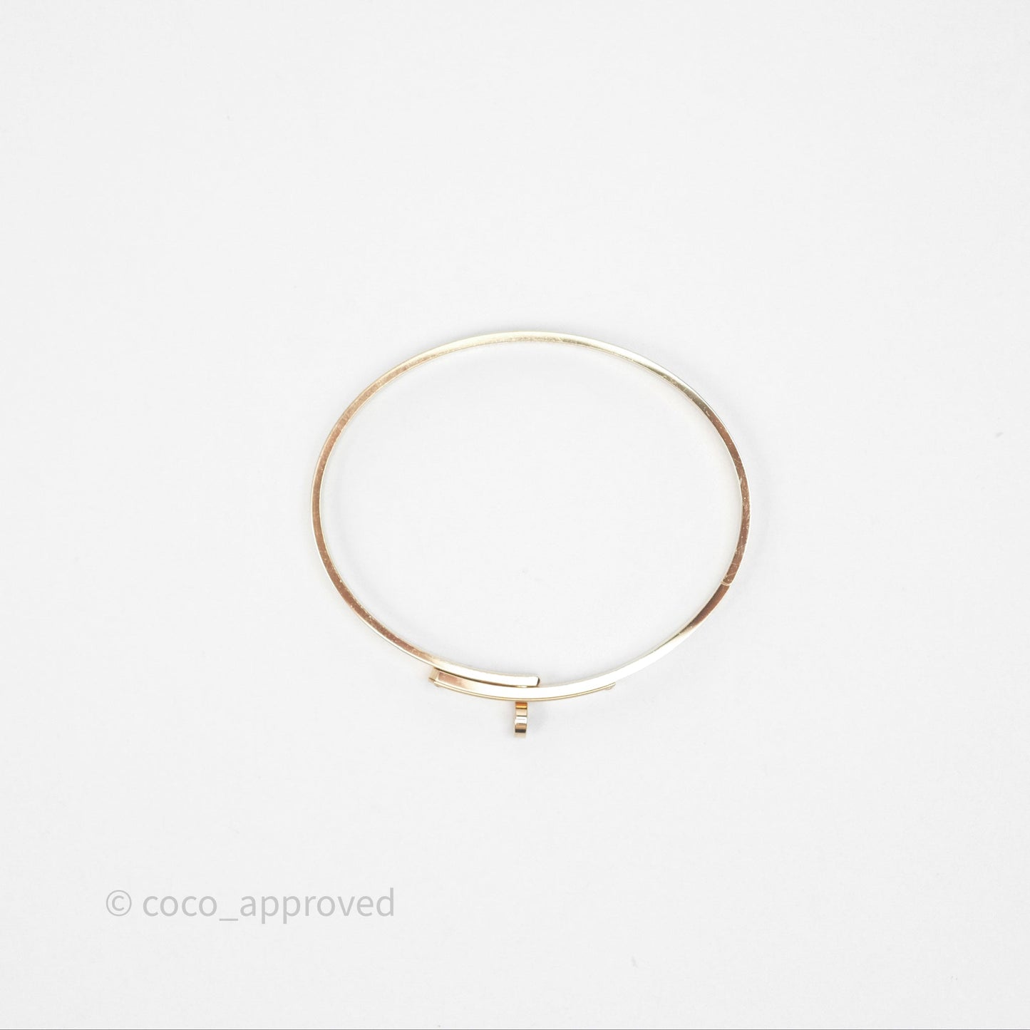 Hermès Kelly Bracelet PM 4 Diamonds Rose Gold