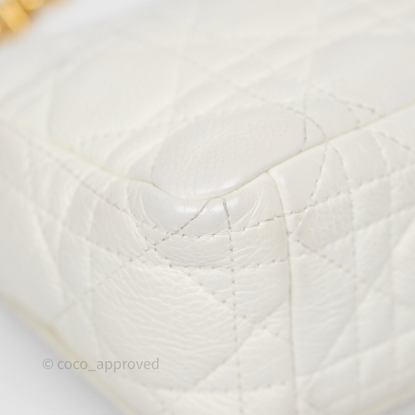 Dior Small Caro Bag Latte Supple Cannage Calfskin