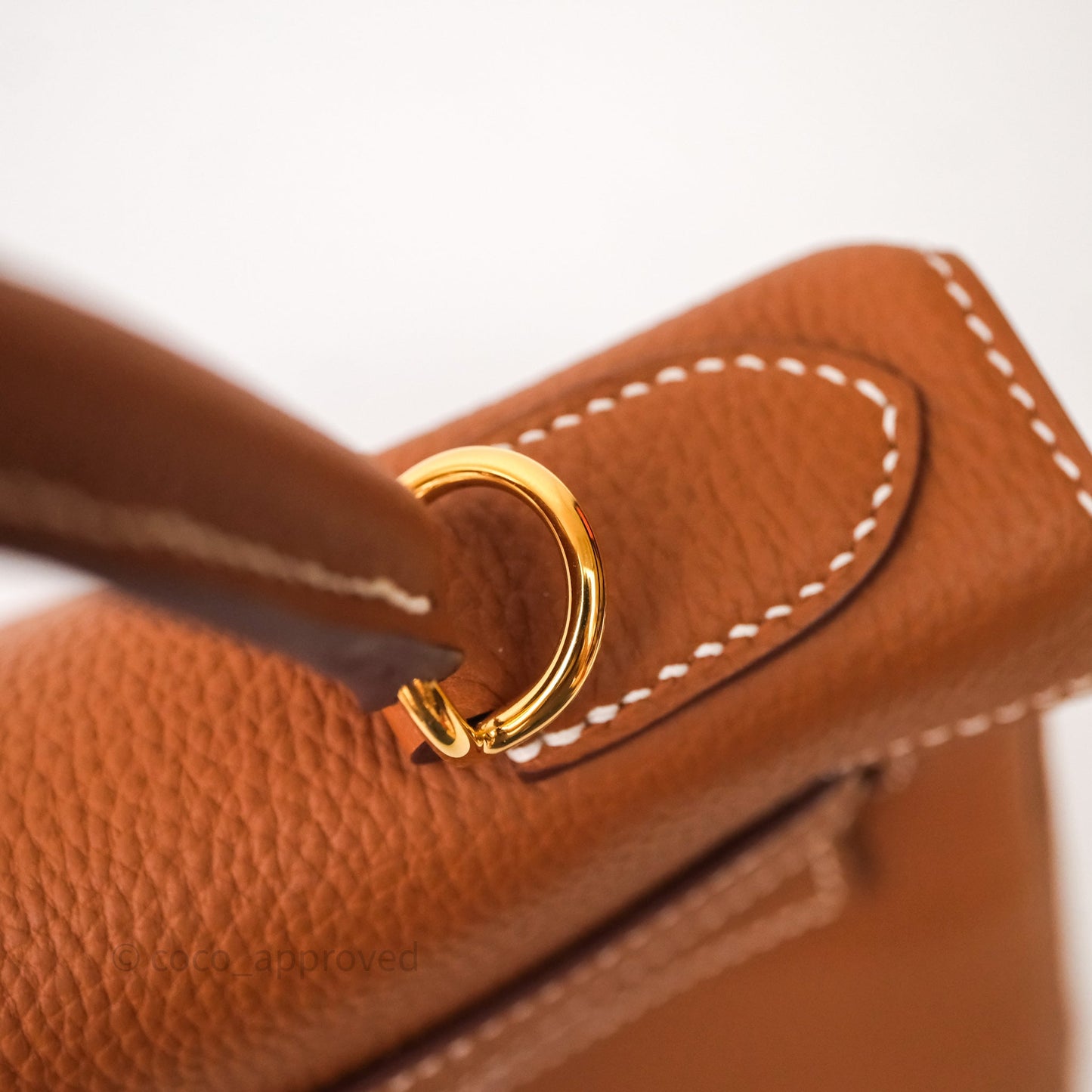 Hermes Kelly 28 Gold Togo Gold Hardware