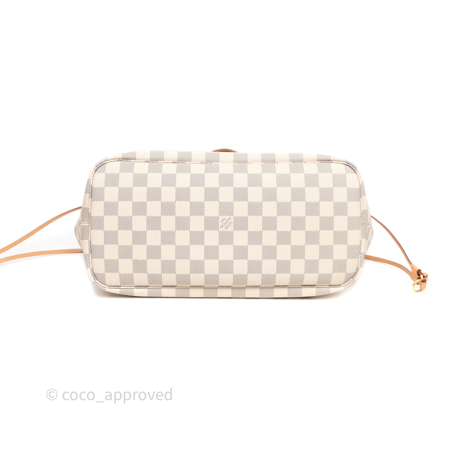 Louis Vuitton Neverfull MM Damier Azur Canvas Tote Bag