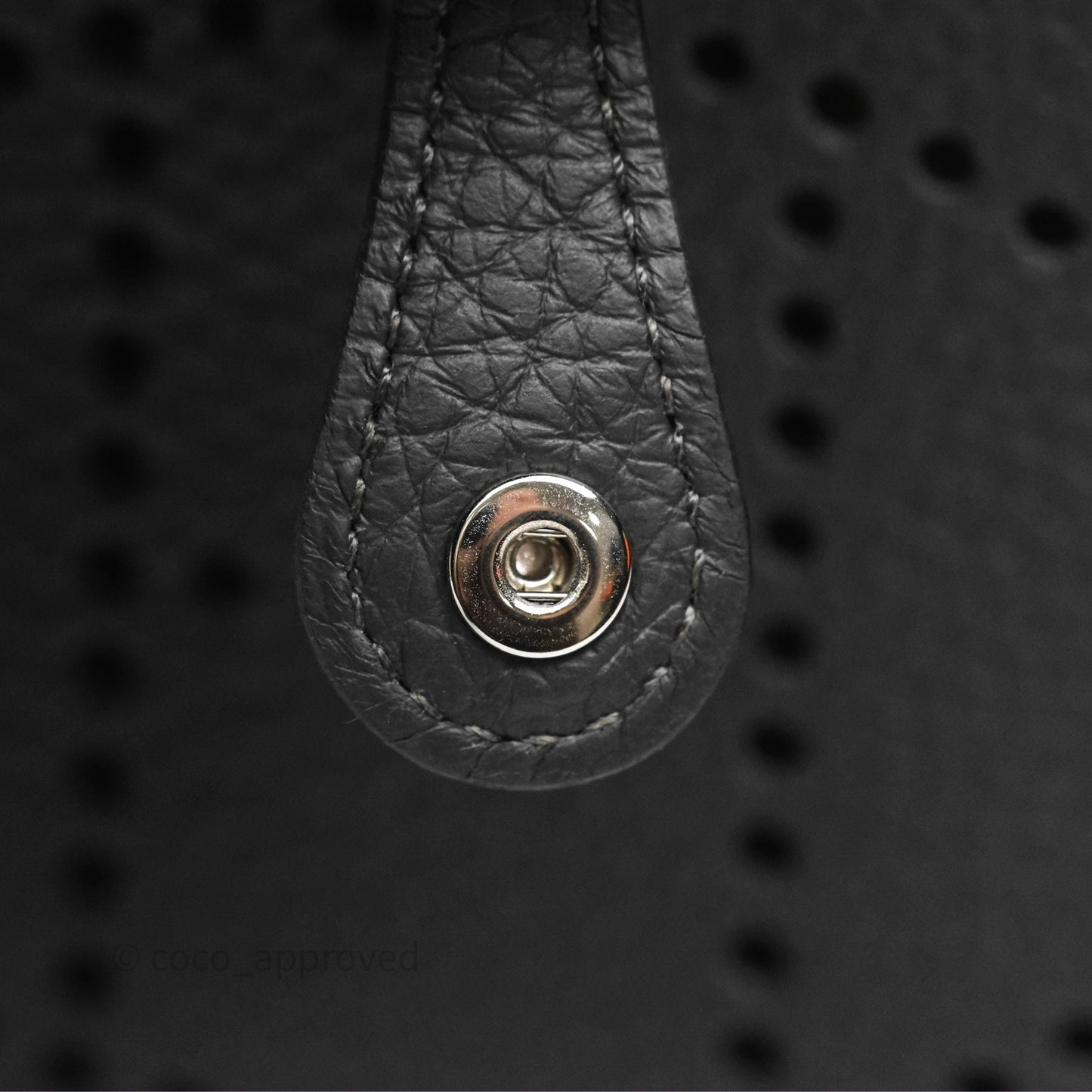 Hermès Mini Evelyne 16 Dark Bronze O0 Clemence Palladium Hardware