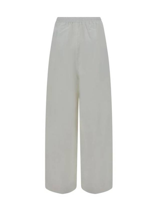 Luxury Balenciaga 3B Sports Icon Track Pants White