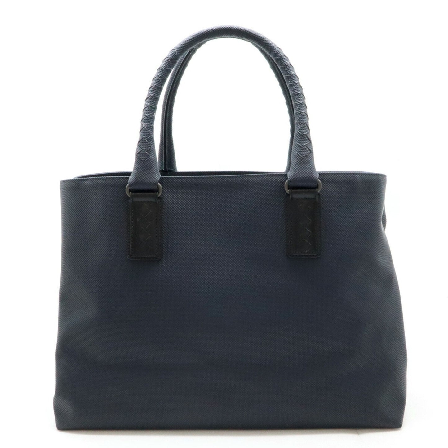 Luxury Bottega Veneta  Navy Pvc Leather Shoulder Bag Tote Bag ()