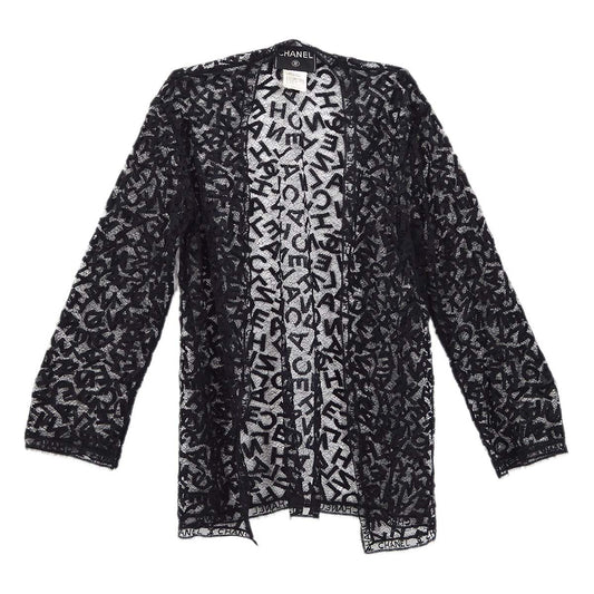 Chanel Lace Cardigan Black 98A #36