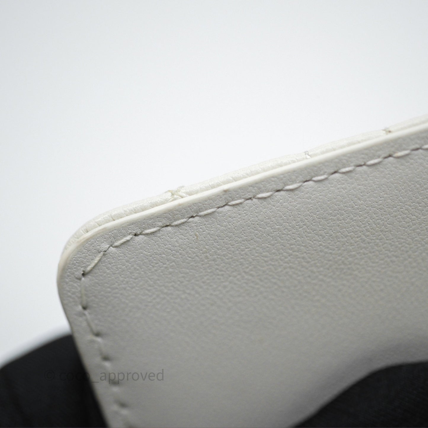 Dior Caro Pouch with Chain Latte Supple Cannage Calfskin