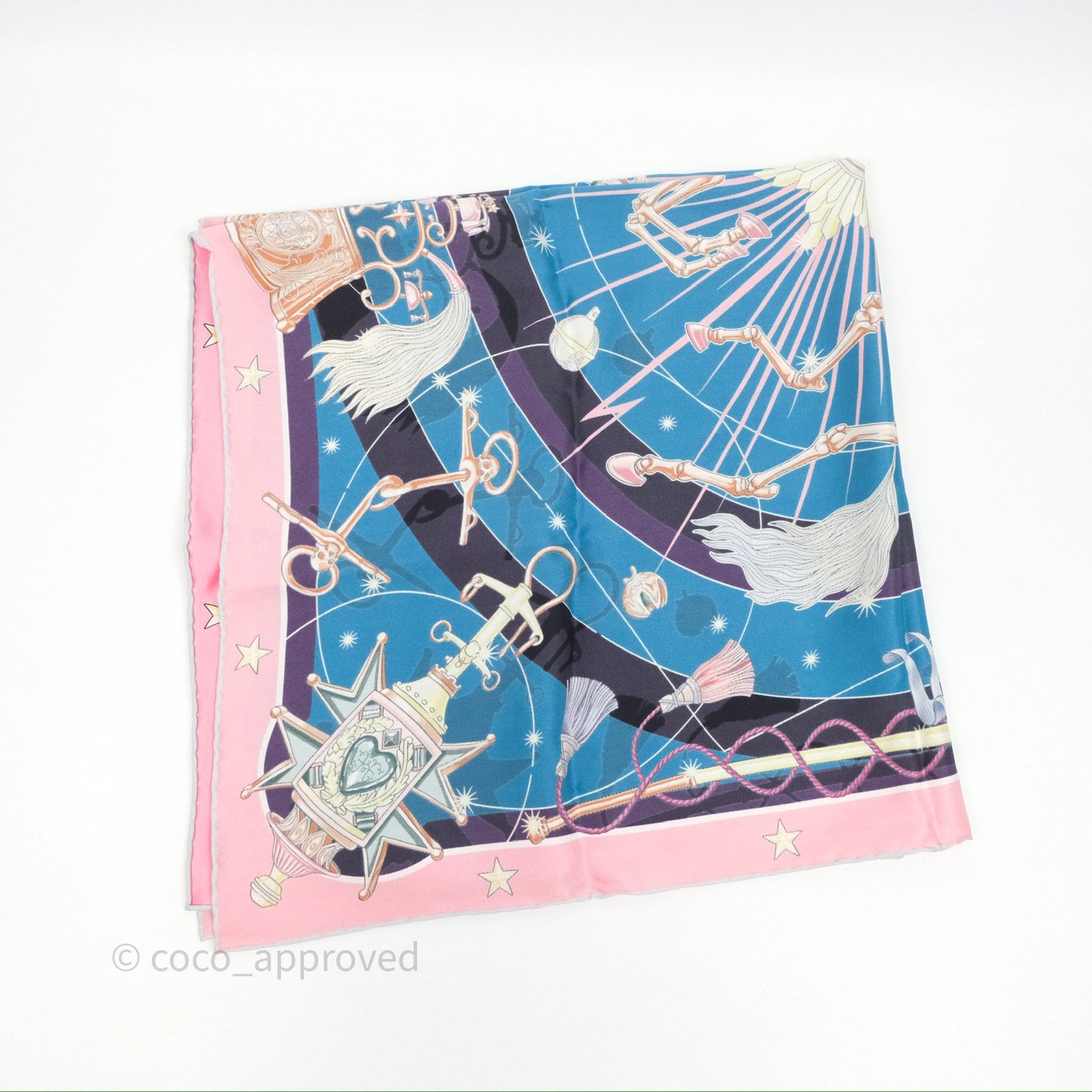 Hermès Chorus Stellarum Silk Scarf 70