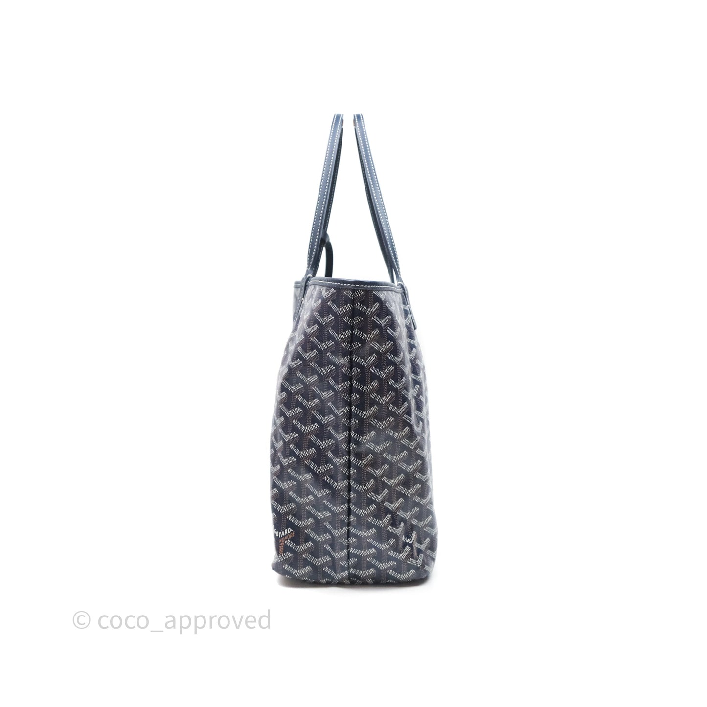 Goyard St Louis Tote PM Navy