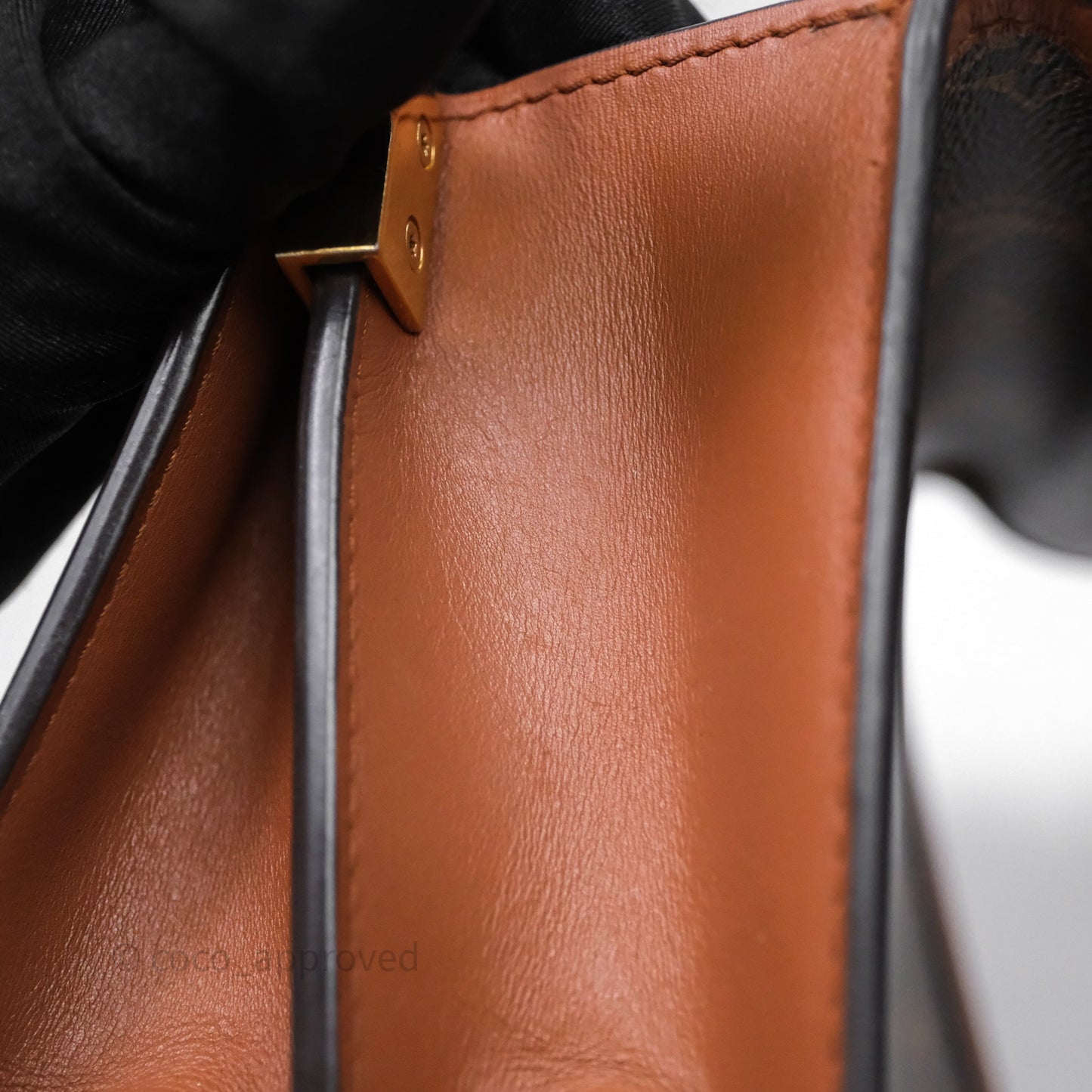 Louis Vuitton Mini Dauphine Monogram Tan Calfskin
