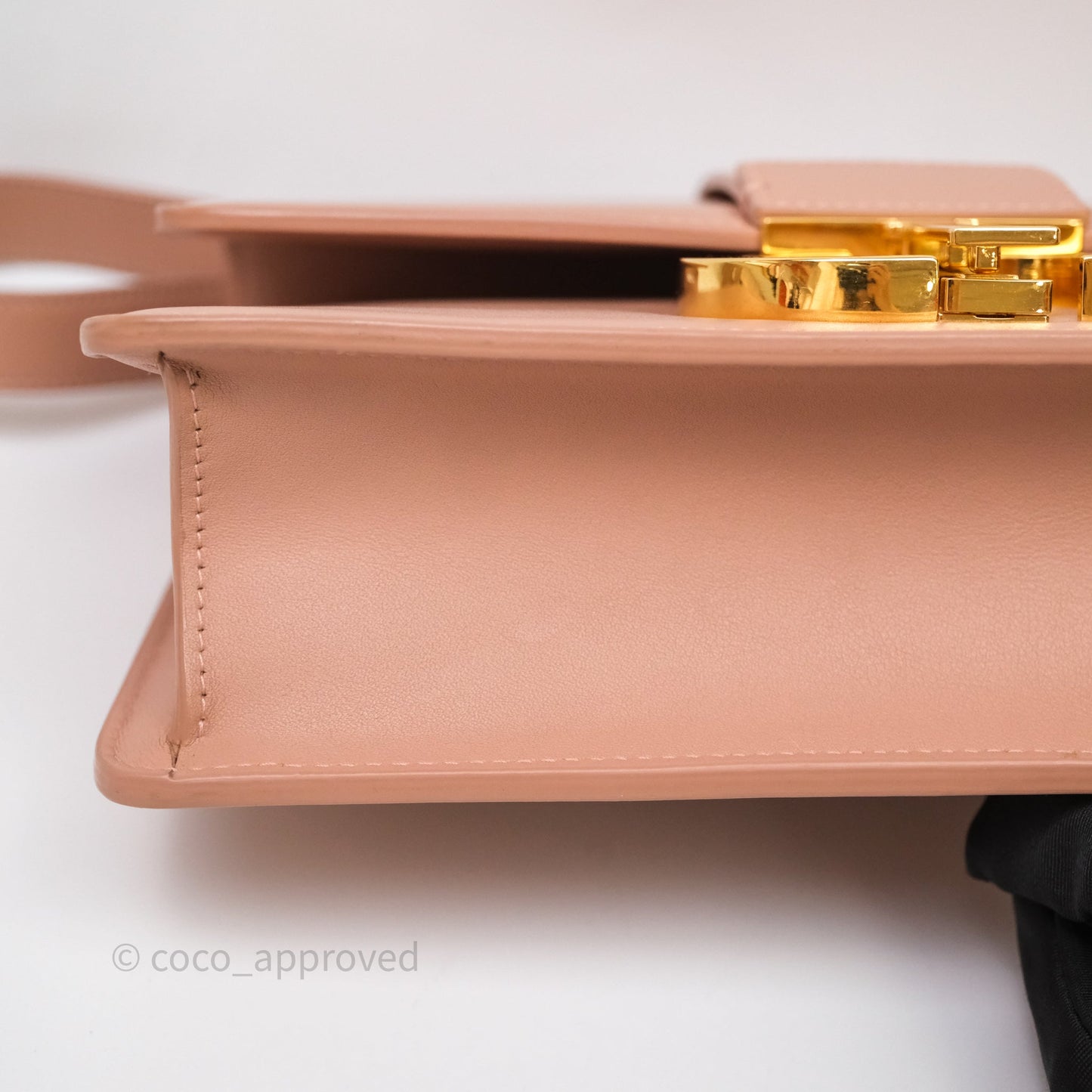 Christian Dior Small 30 Montaigne Bag Pink Calfskin Gold Hardware