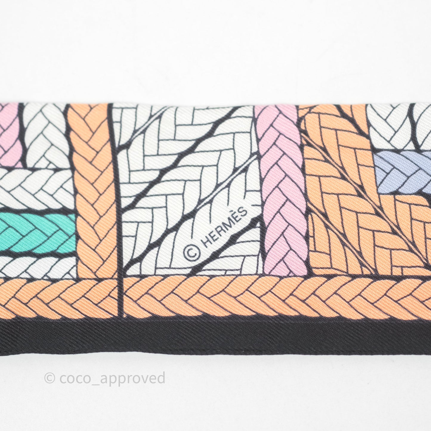 Hermès Tresses H Silk Twilly