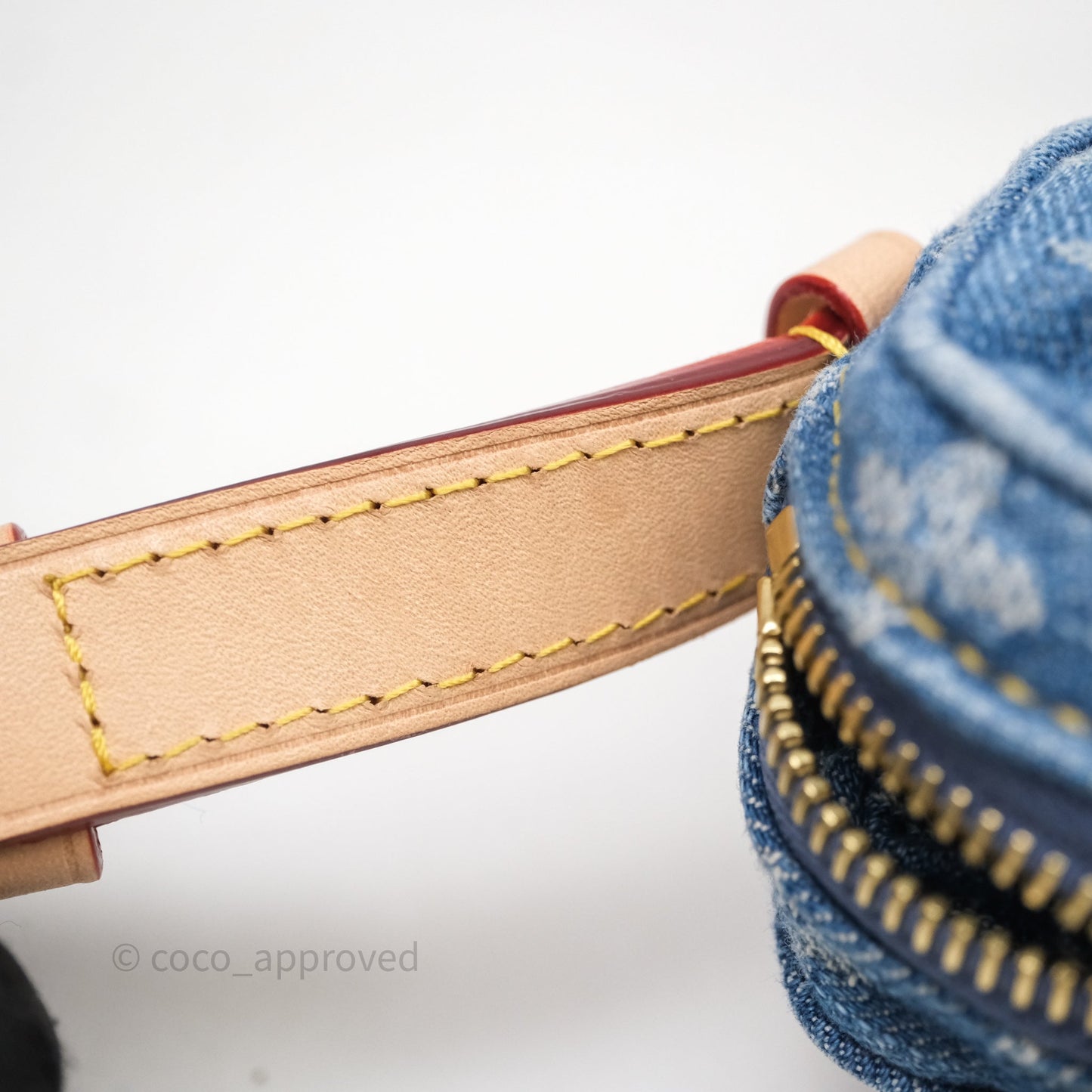 Louis Vuitton Croissant MM Denim Blue Monogram