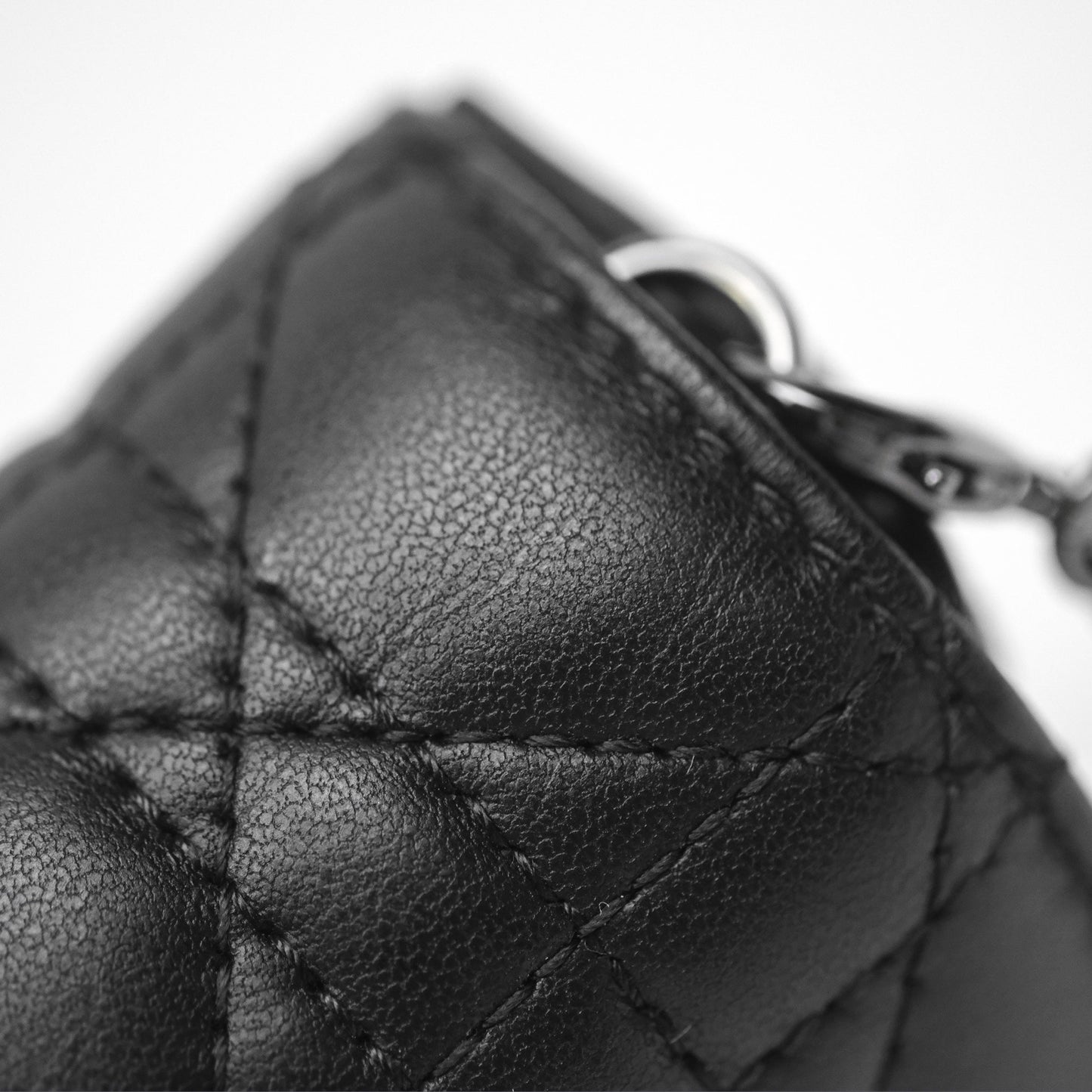 Christian Dior Dior Talk Phone Pouch Black Cannage Lambskin