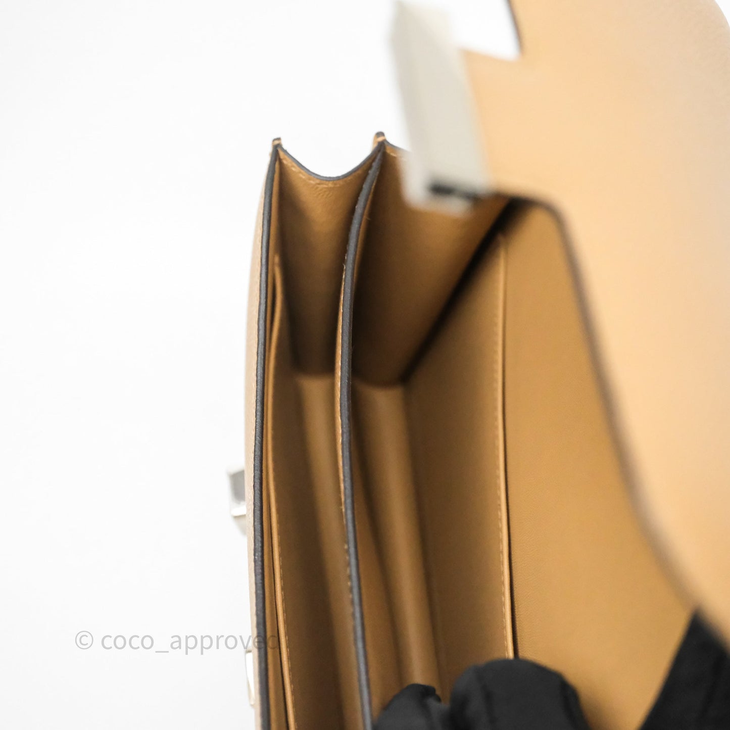 Hermès Constance Mini 18cm Chai 0M Epsom Palladium Hardware
