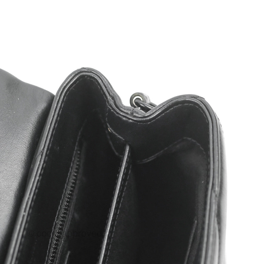 Saint Laurent Loulou Toy Quilted Leather Shoulder Bag Black