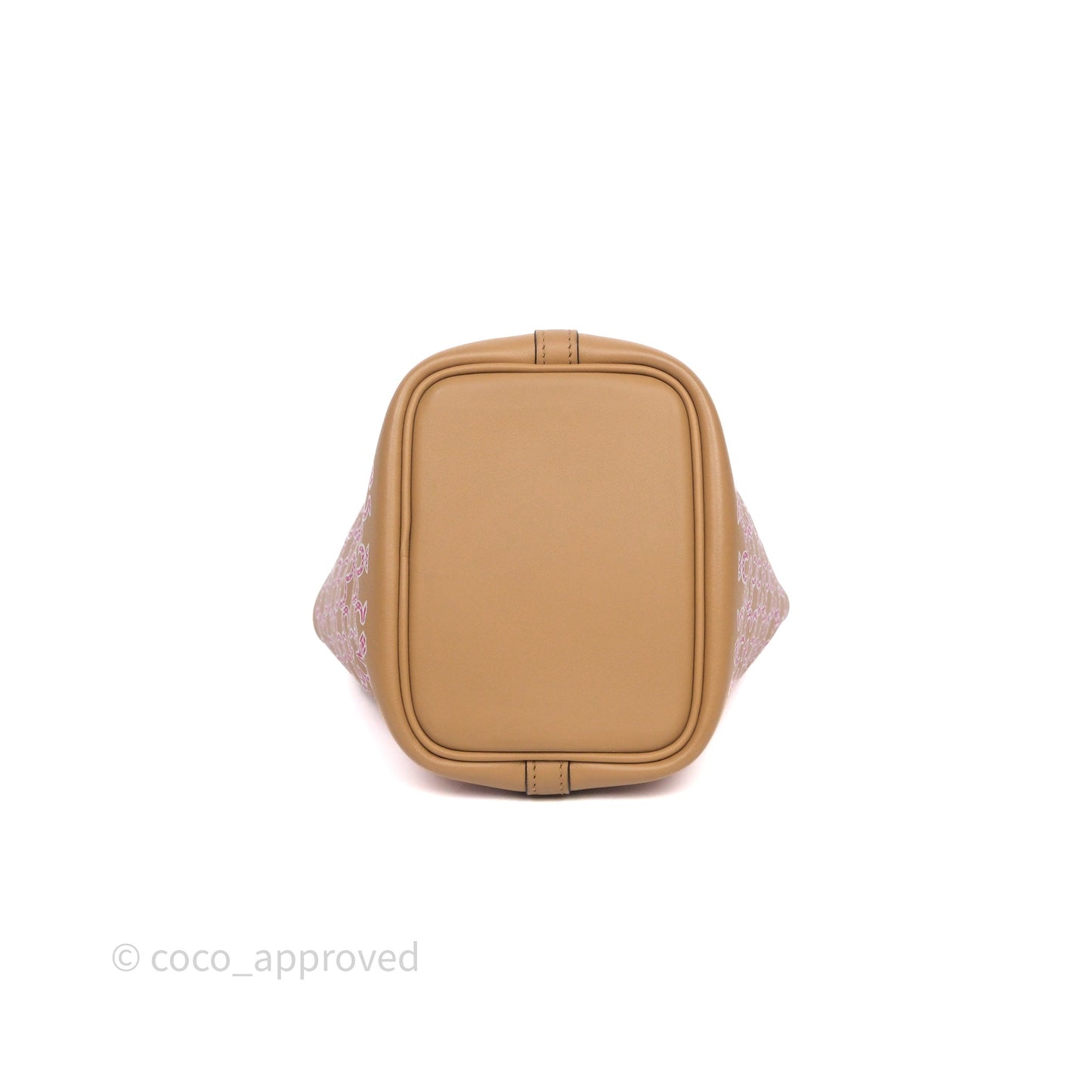 Hermès Micro Picotin 14 Lucky Daisy Chai 0M/Rose 5T Swift Palladium Hardware