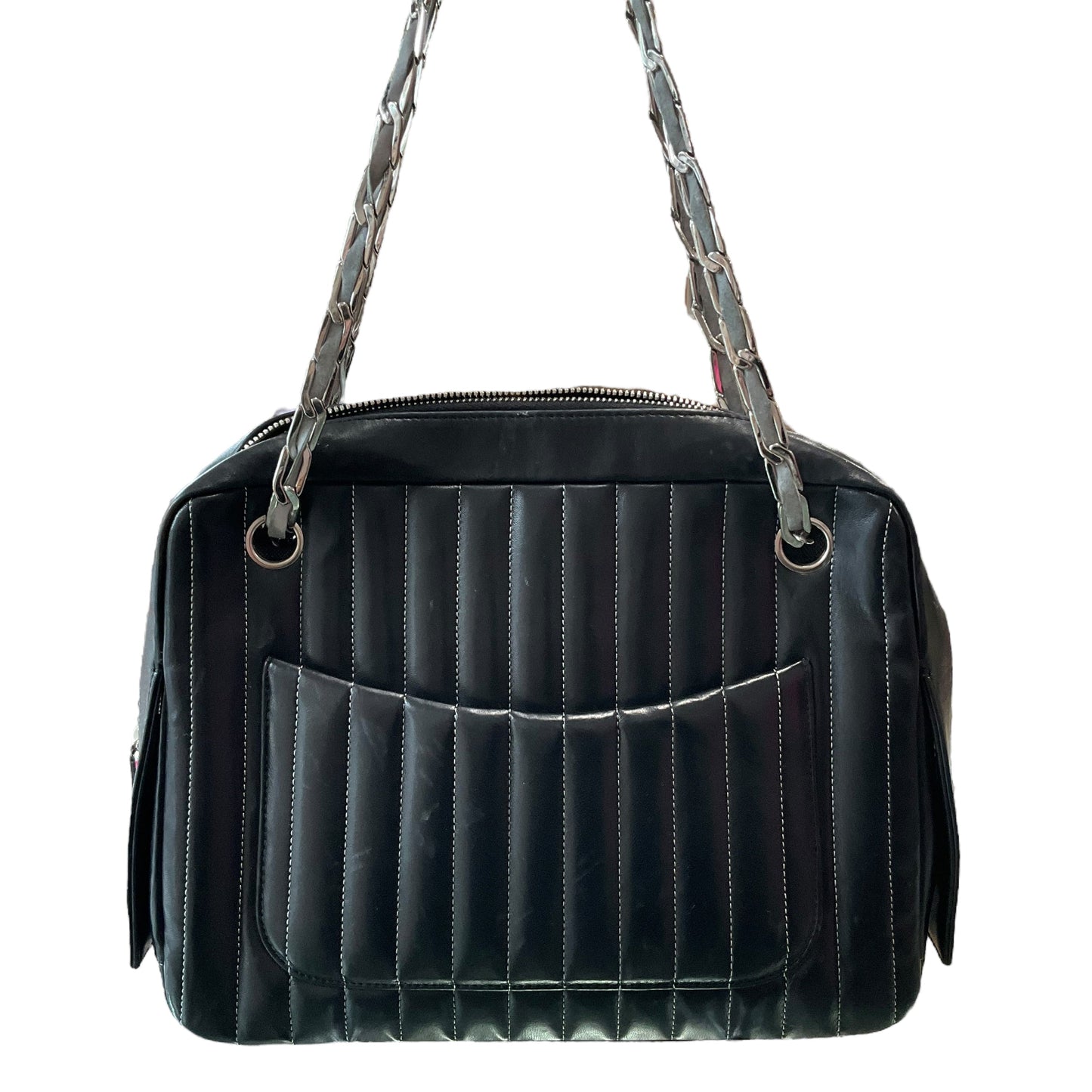 Luxury Chanel Mademoiselle Camera Bag. As Is