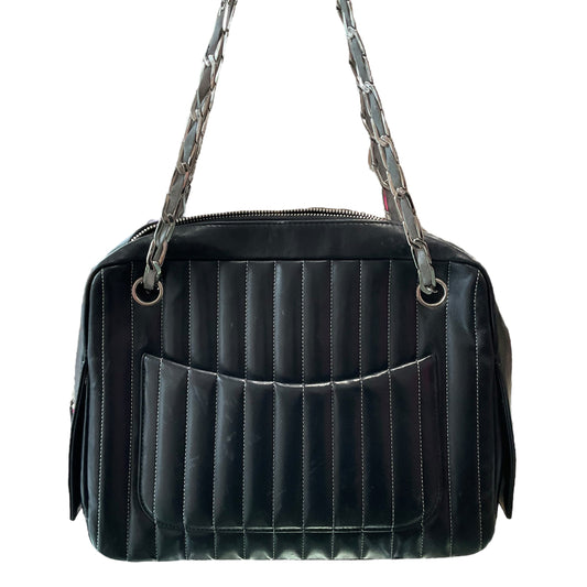 Luxury Chanel Mademoiselle Camera Bag. As Is