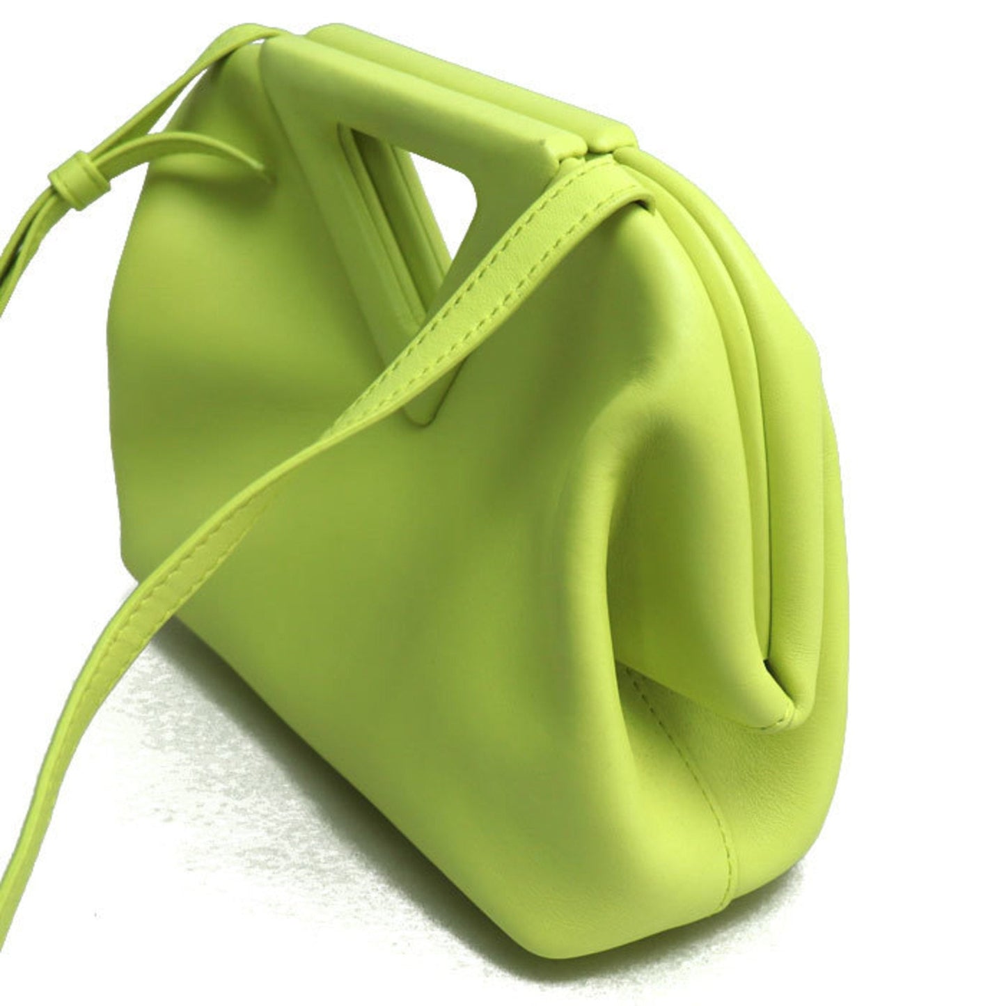 Luxury Bottega Veneta  yellow Leather Shoulder Bag ()
