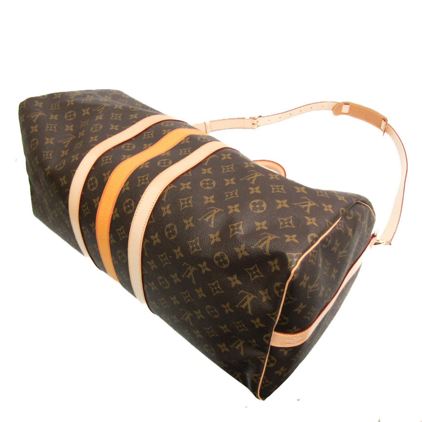 Louis Vuitton Keepall 55  Canvas Shoulder Bag ()