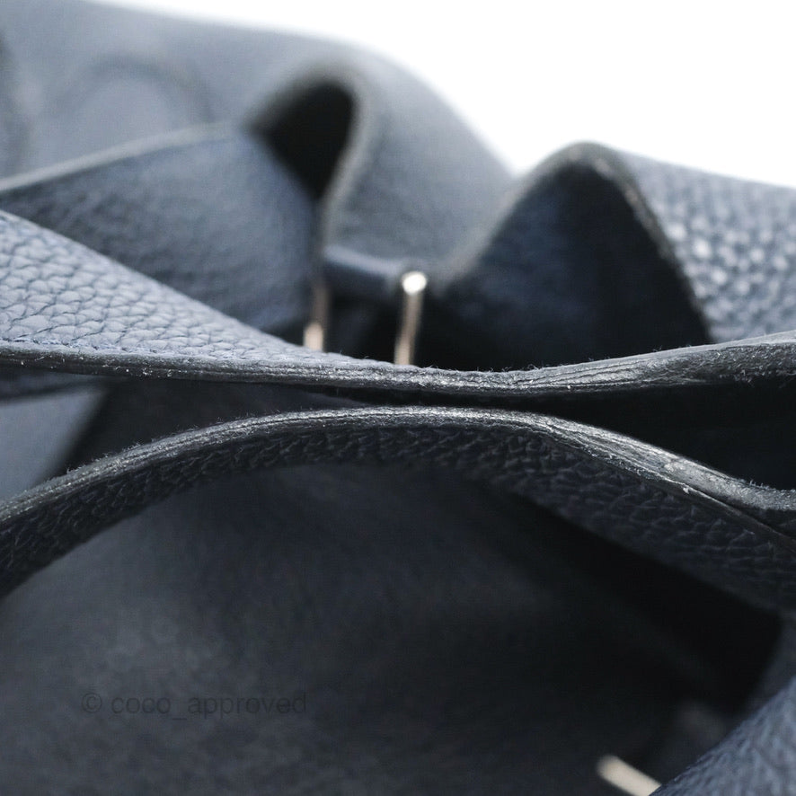 Hermès Picotin 22 Bleu Nuit 2Z Clemence Palladium Hardware