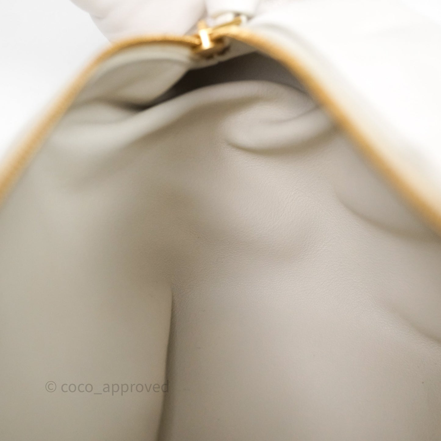 Bottega Veneta Double Knot Leather White Bag