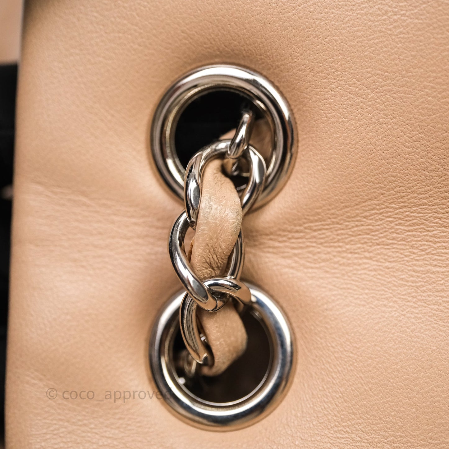 Chanel Quilted Small Urban Spirit Backpack Beige Lambskin Silver Hardware