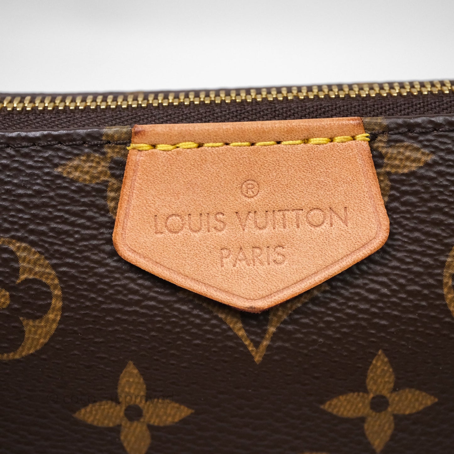 Louis Vuitton Multi Pochette Accessories Khaki Monogram Canvas