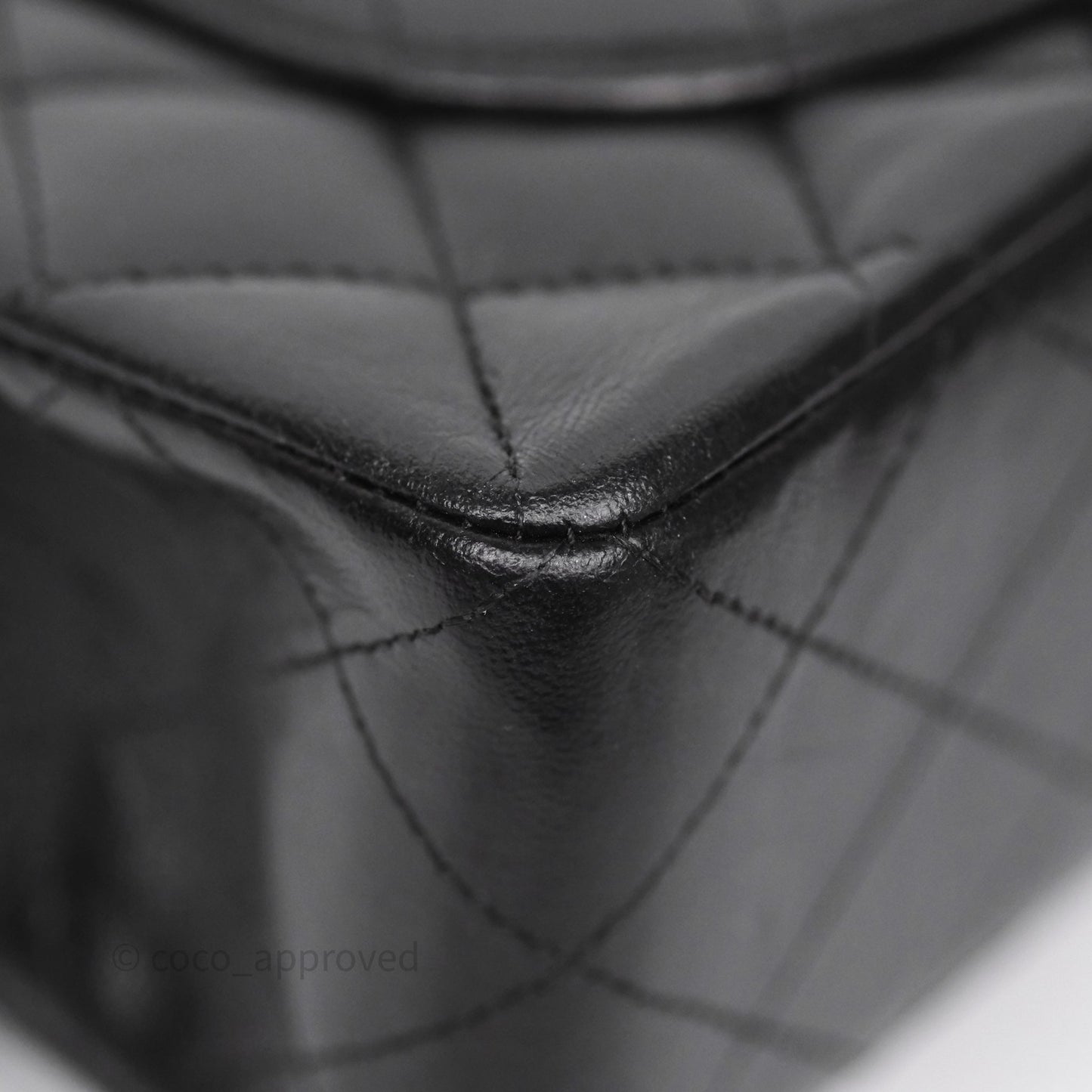 Chanel Small Classic Flap Quilted Black Lambskin Gold Hardware