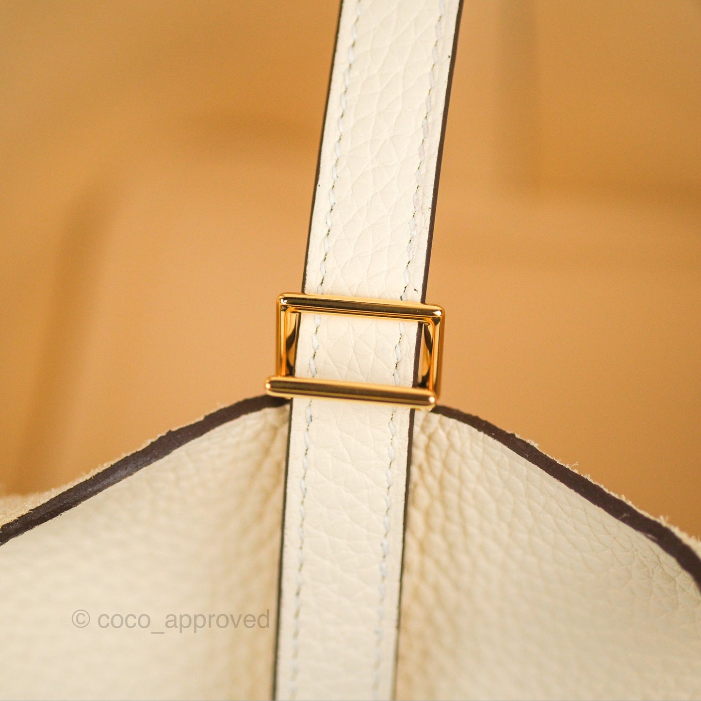 Hermès Picotin Lock 18 Nata Taurillon Clemence Gold Hardware