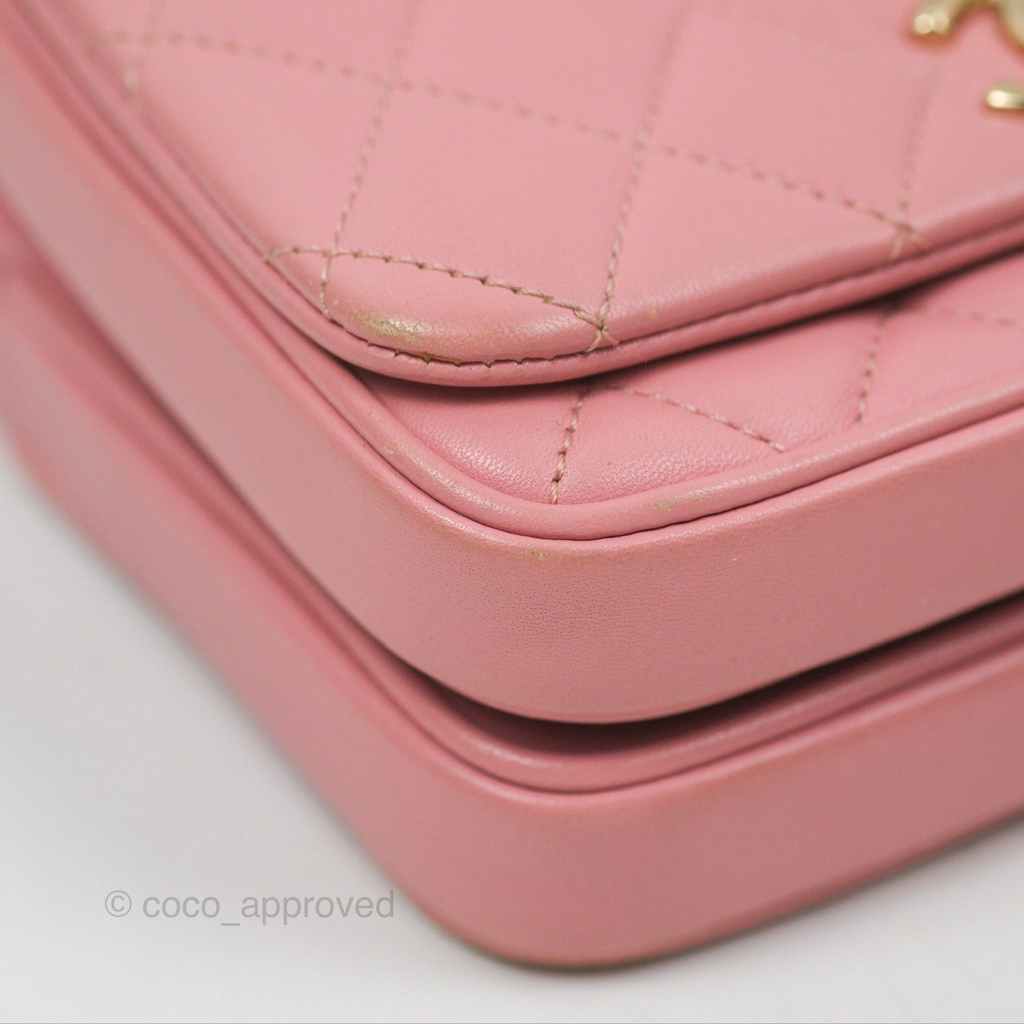 Chanel Citizen Chic Flap Bag Pink Lambskin Gold Hardware