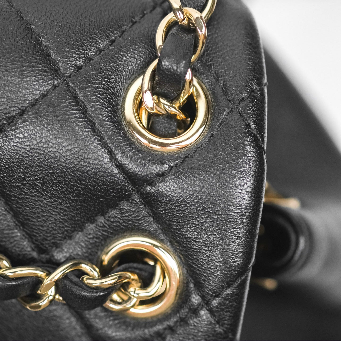 Chanel Quilted Small Duma Drawstring Backpack Black Lambskin