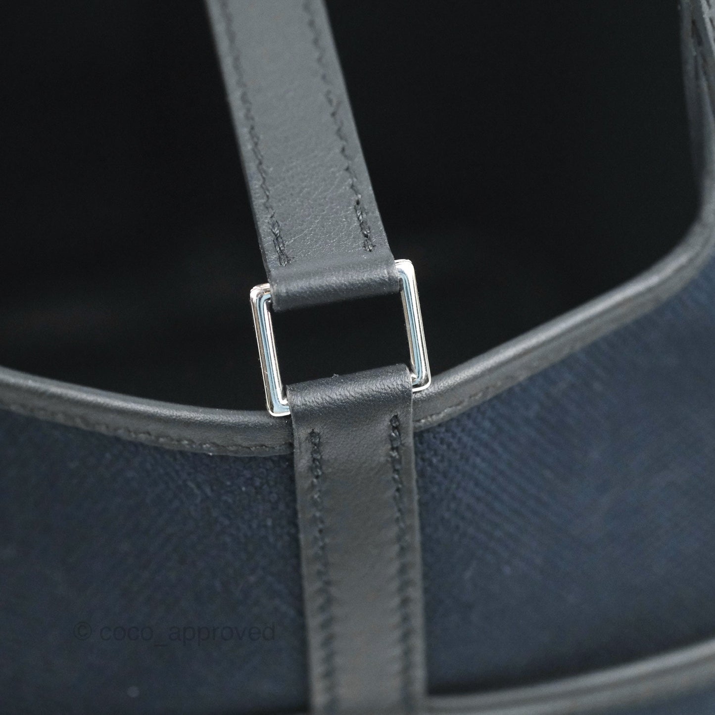 Hermes Picotin Lock 18 Pockets Bleu Marine Black Palladium Hardware